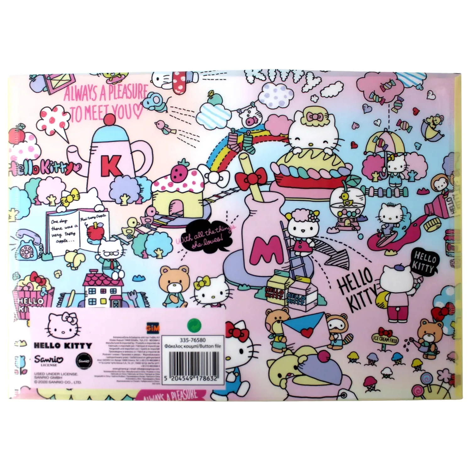 Hello Kitty World A/4 irattartó tasak termékfotó