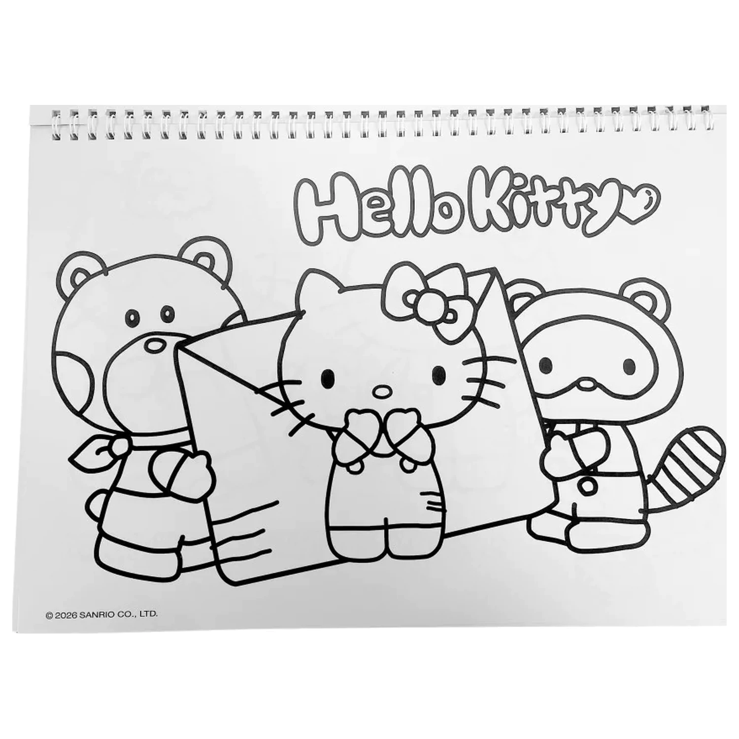 Hello Kitty World A/4 spirál vázlatfüzet 40 lapos matricával termékfotó