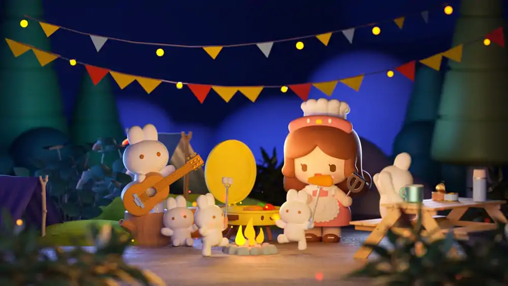 Hello Mini World Trading Bunny Outing 8 db-os figura csomag 8 cm termékfotó