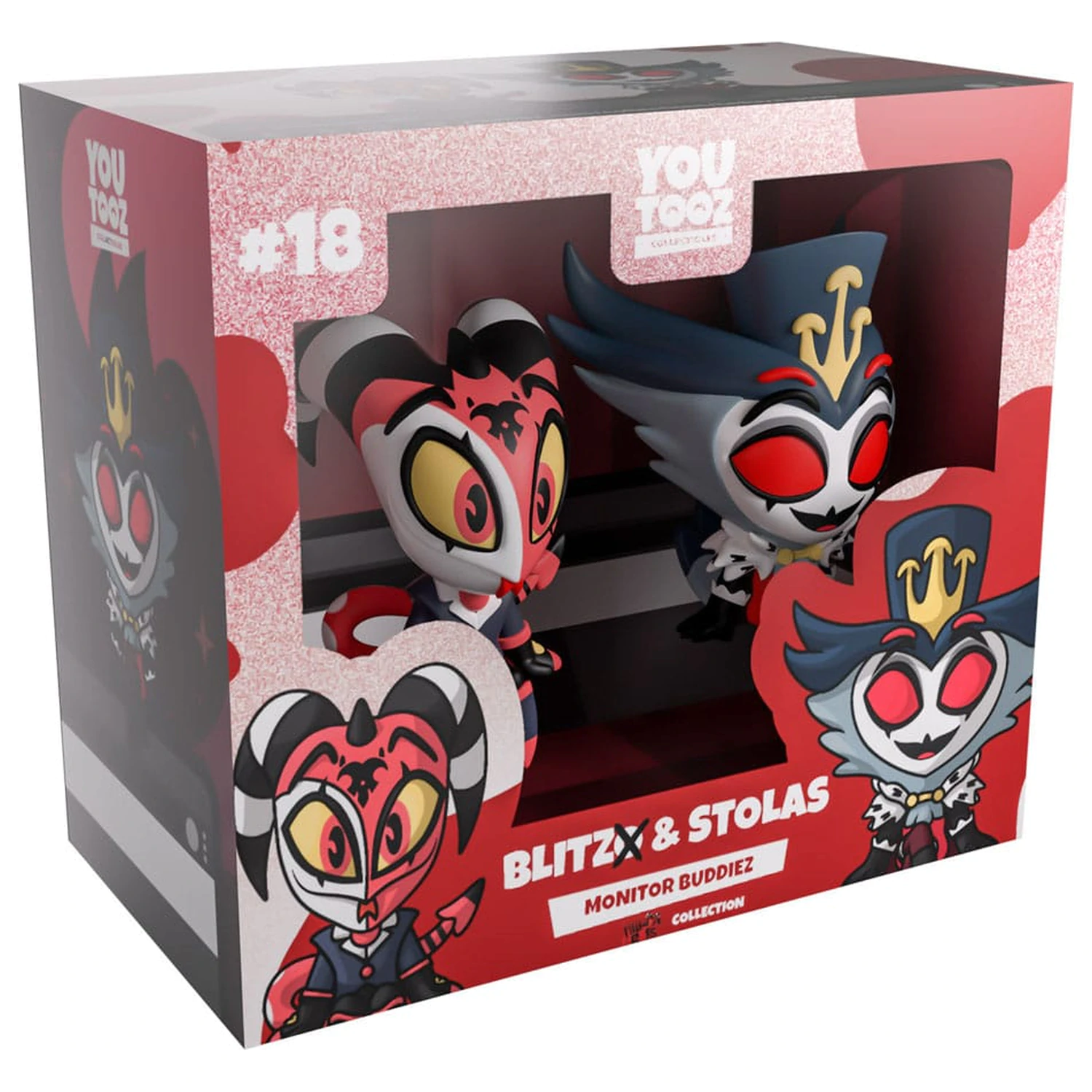 Helluva Boss Vinyl figurák Blitzo & Stolas Monitor Buddiez       termékfotó