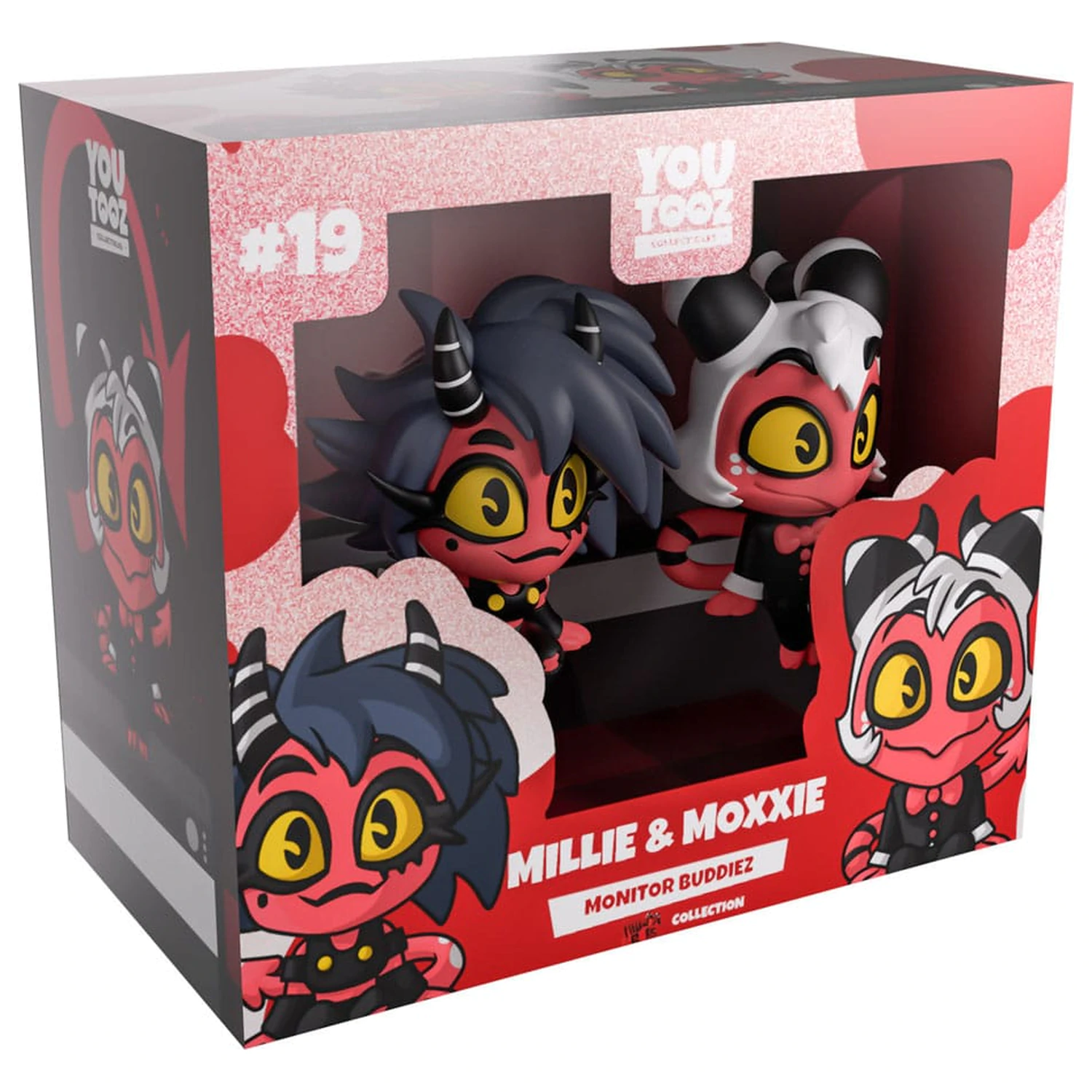 Helluva Boss Vinyl figurák Millie & Moxxie Monitor Buddiez        termékfotó