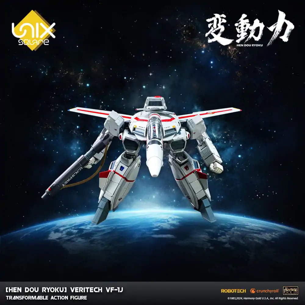 Hen Dou Ryoku Veritech Diecast akciófigura VF-1J 21 cm termékfotó