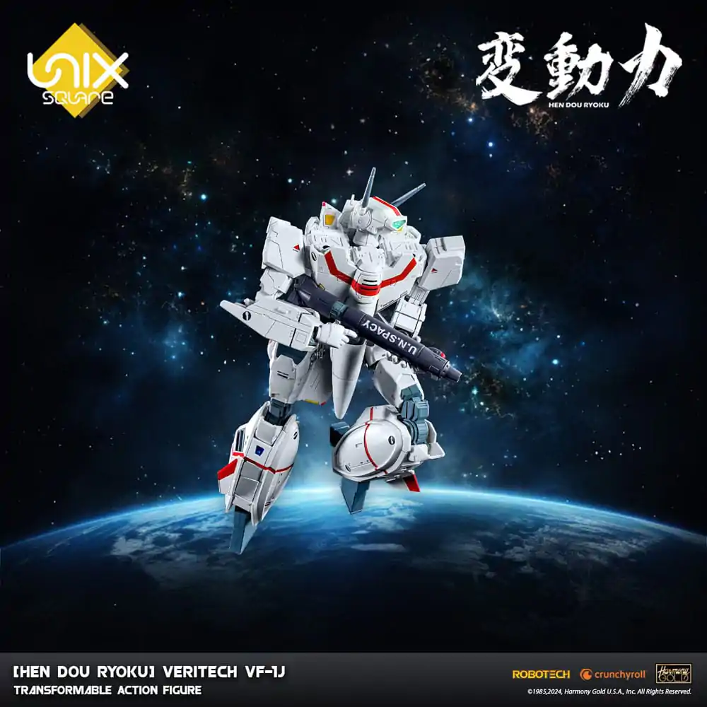 Hen Dou Ryoku Veritech Diecast akciófigura VF-1J 21 cm termékfotó