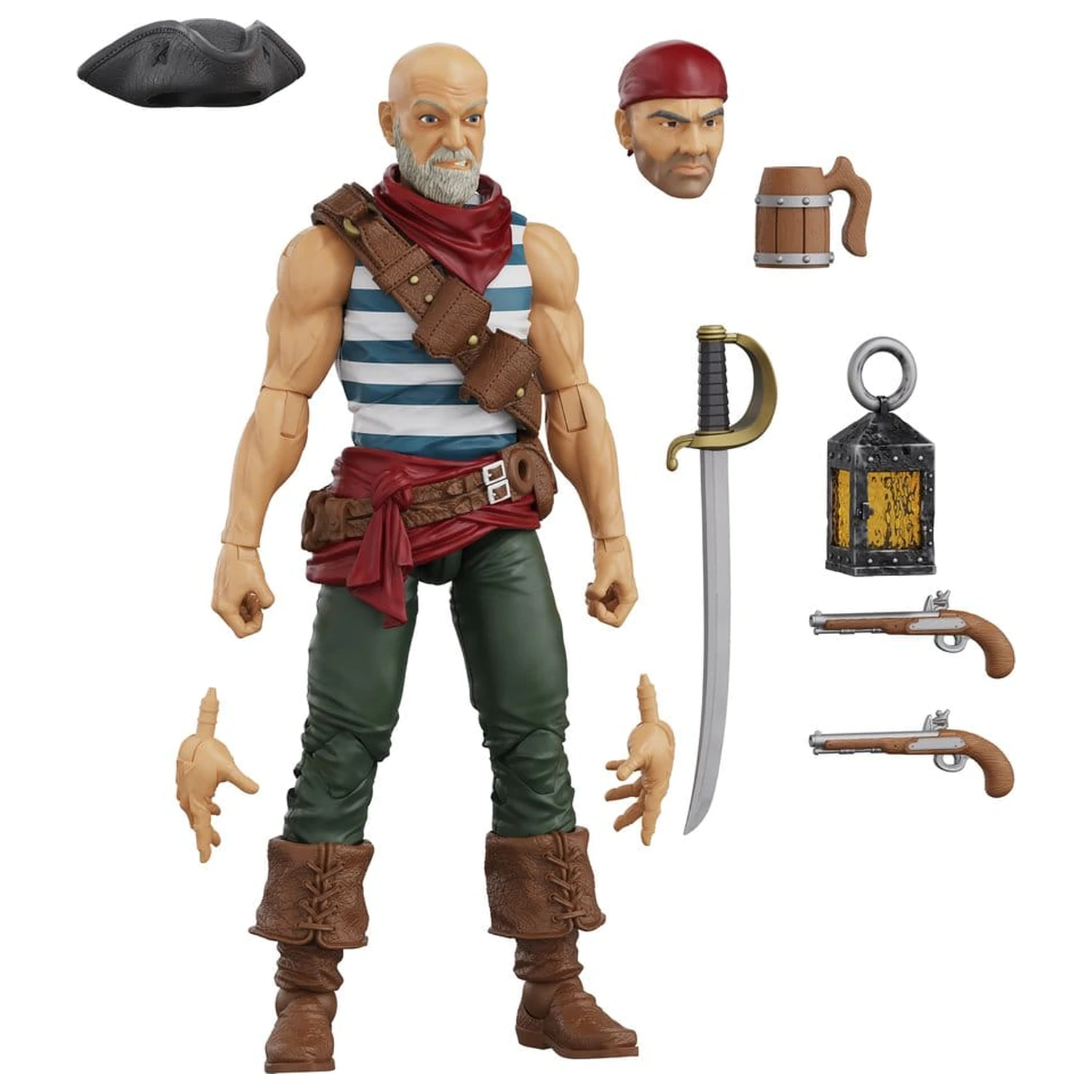Hero H.A.C.K.S. Core akciófigura 1/18 Heroes and Villains Wave 1 Daniel Wright: Pirate Quartermaster termékfotó