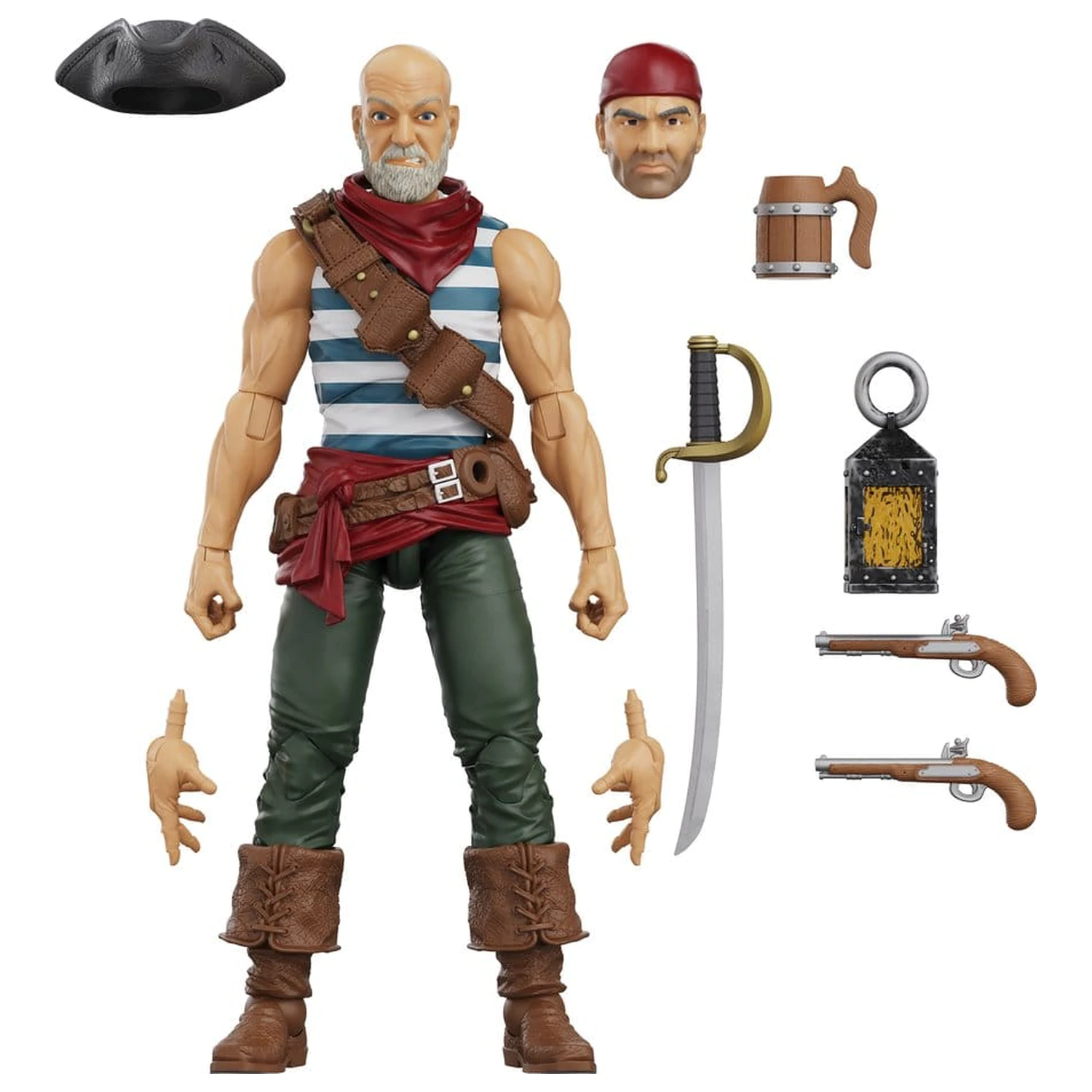 Hero H.A.C.K.S. Core akciófigura 1/18 Heroes and Villains Wave 1 Daniel Wright: Pirate Quartermaster termékfotó