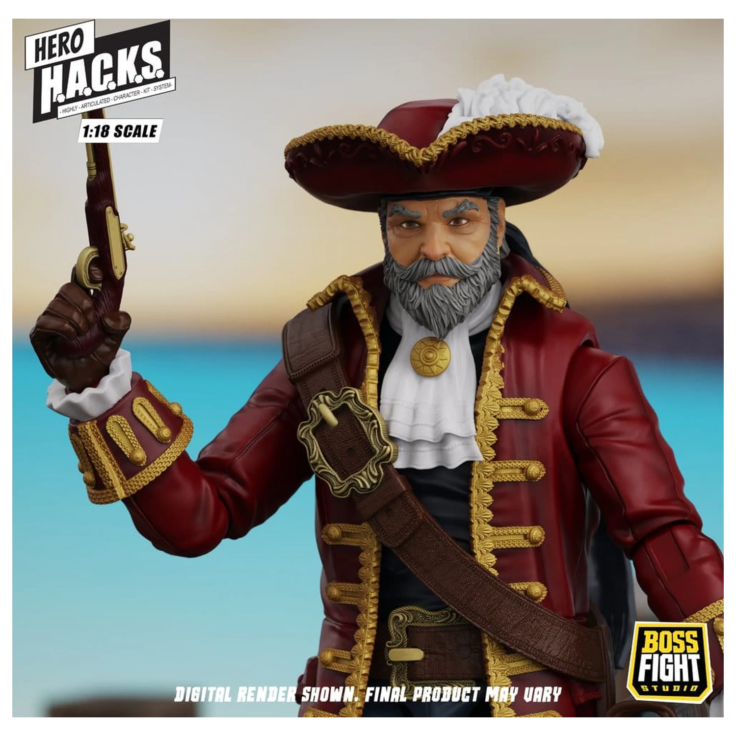 Hero H.A.C.K.S. Core akciófigura 1/18 Heroes and Villains Wave 1 John Bradford: Captain of the Temporal Voyager termékfotó