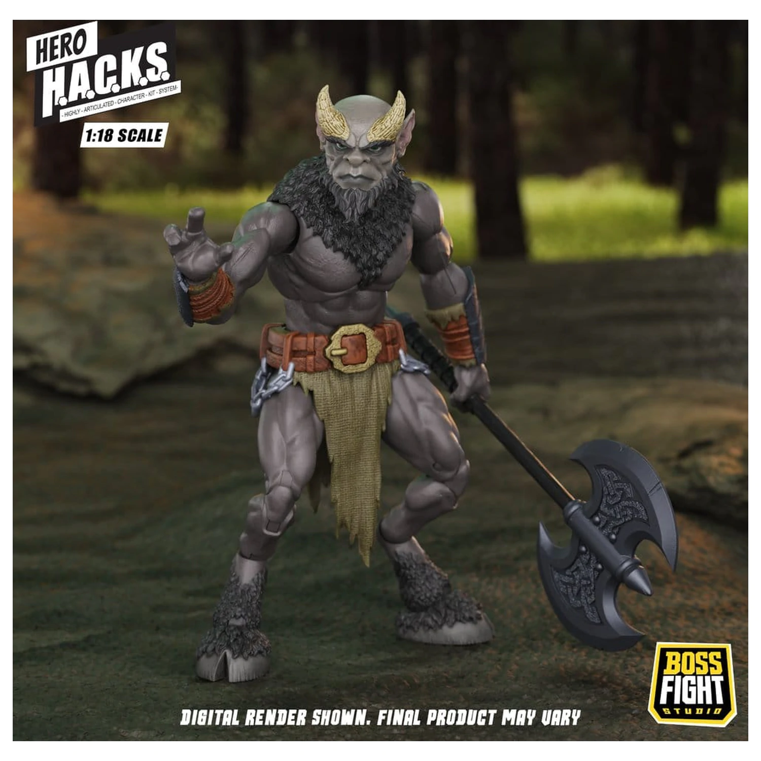 Hero H.A.C.K.S. Core akciófigura 1/18 Heroes and Villains Wave 1 Minos Auroxos: Labyrinthian Warrior termékfotó