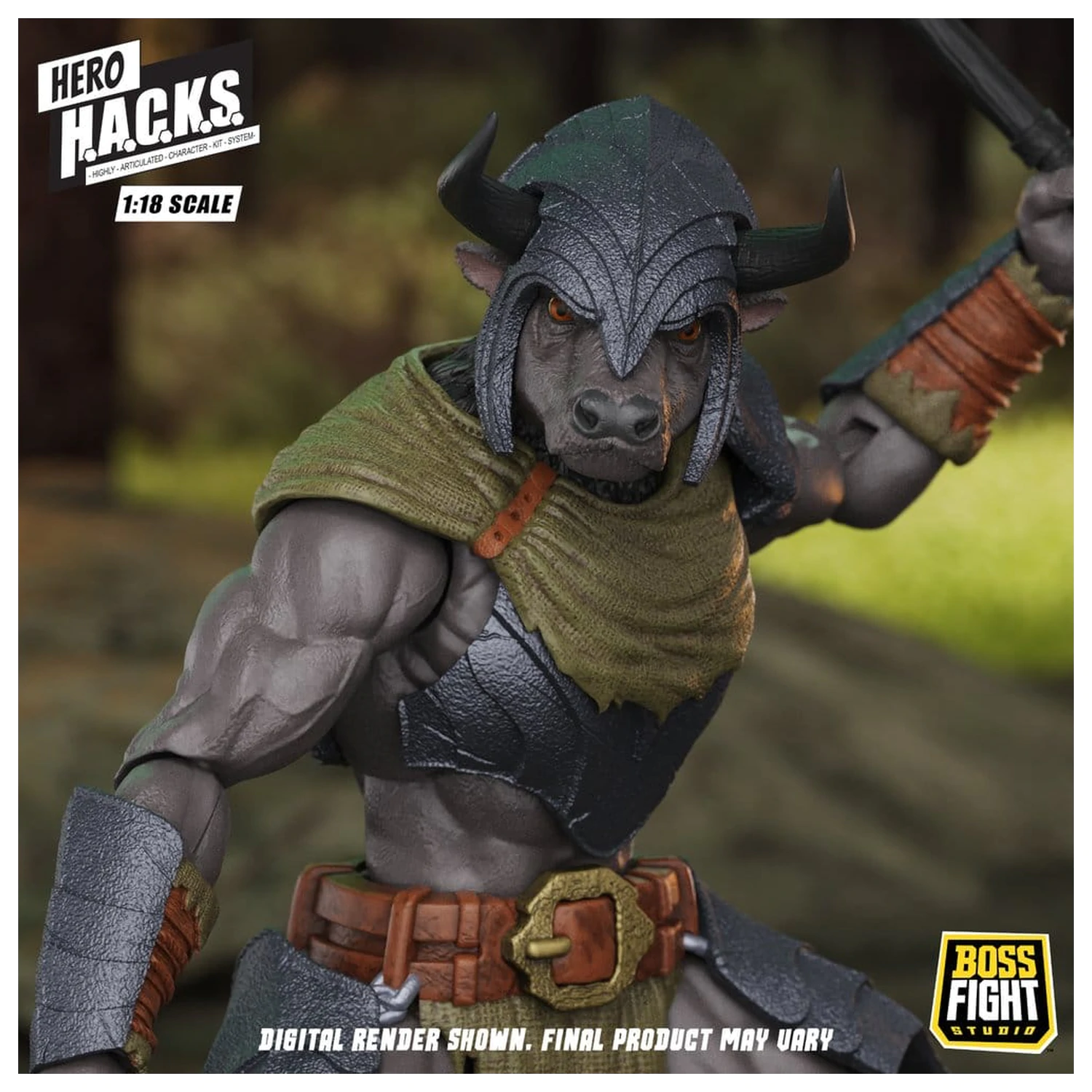 Hero H.A.C.K.S. Core akciófigura 1/18 Heroes and Villains Wave 1 Minos Auroxos: Labyrinthian Warrior termékfotó
