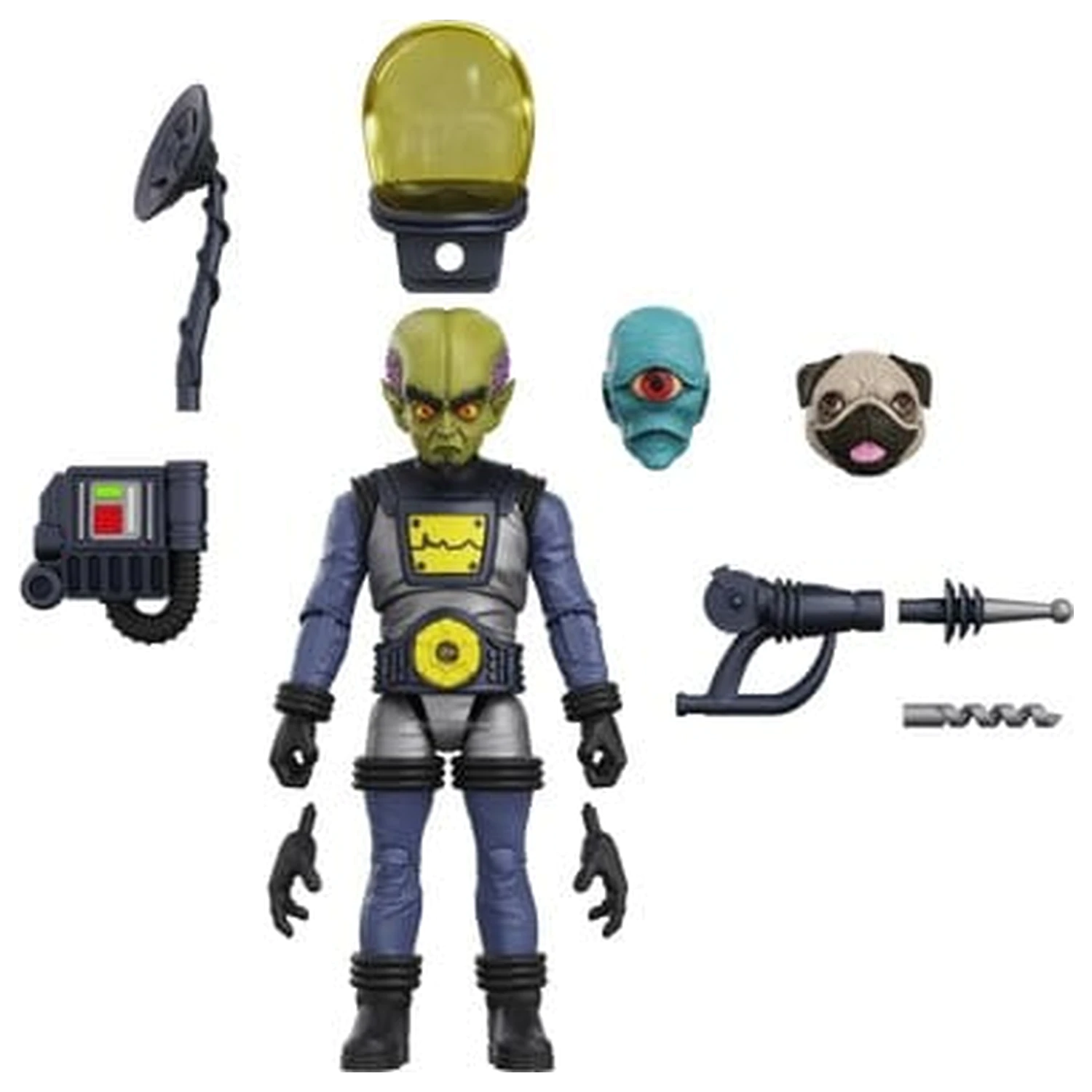 Hero H.A.C.K.S. Core akciófigura 1/18 Heroes and Villains Wave 1 Zarko Resources Inc.: Galactic Prospectors termékfotó