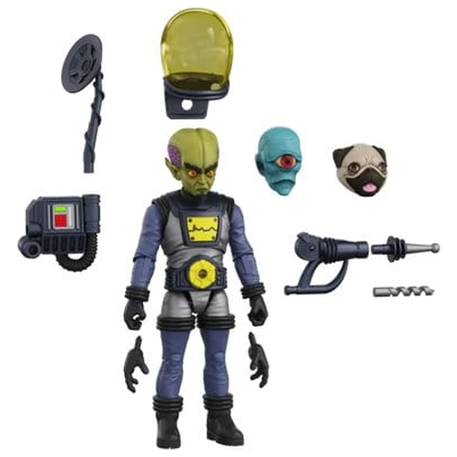 Hero H.A.C.K.S. Core akciófigura 1/18 Heroes and Villains Wave 1 Zarko Resources Inc.: Galactic Prospectors termékfotó