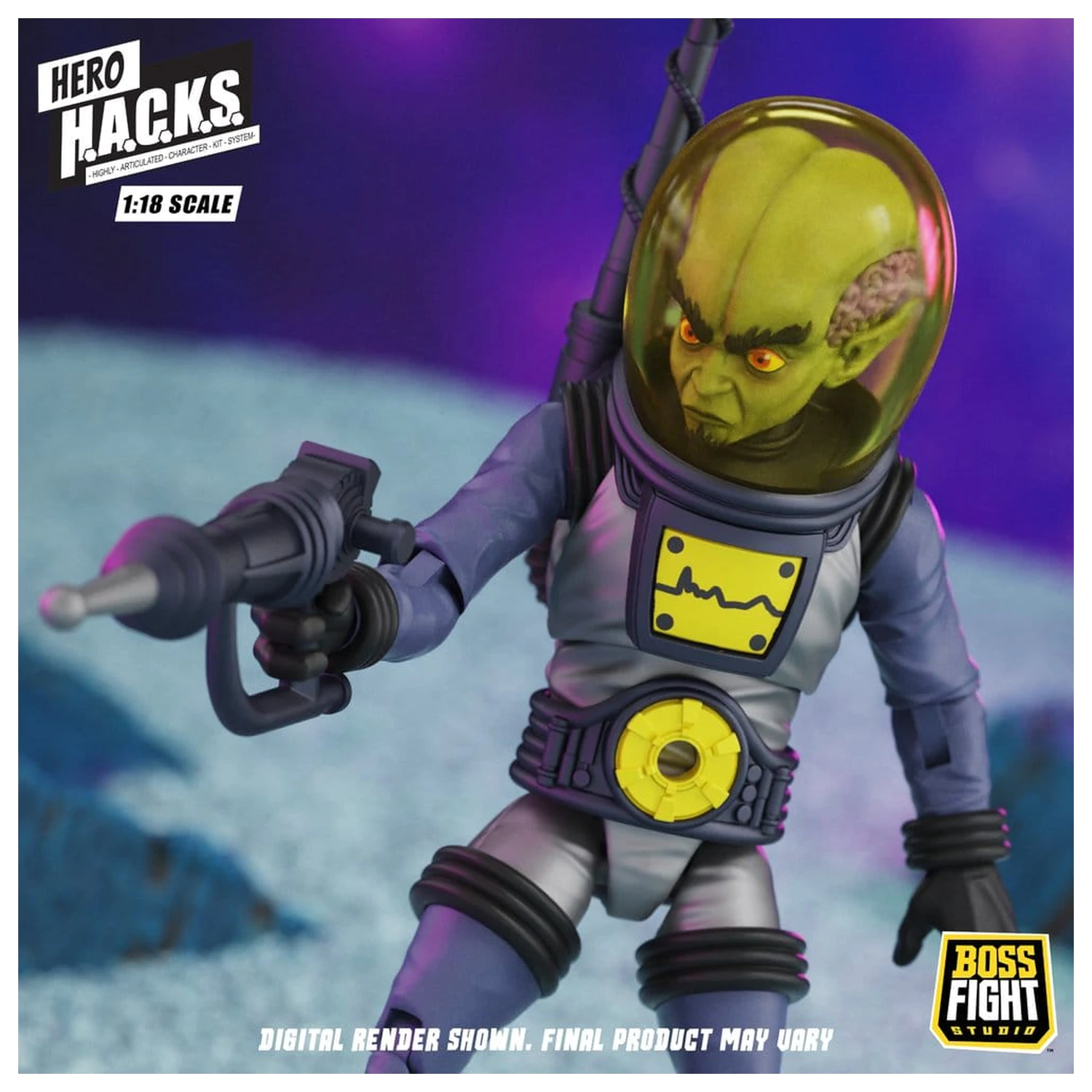 Hero H.A.C.K.S. Core akciófigura 1/18 Heroes and Villains Wave 1 Zarko Resources Inc.: Galactic Prospectors termékfotó