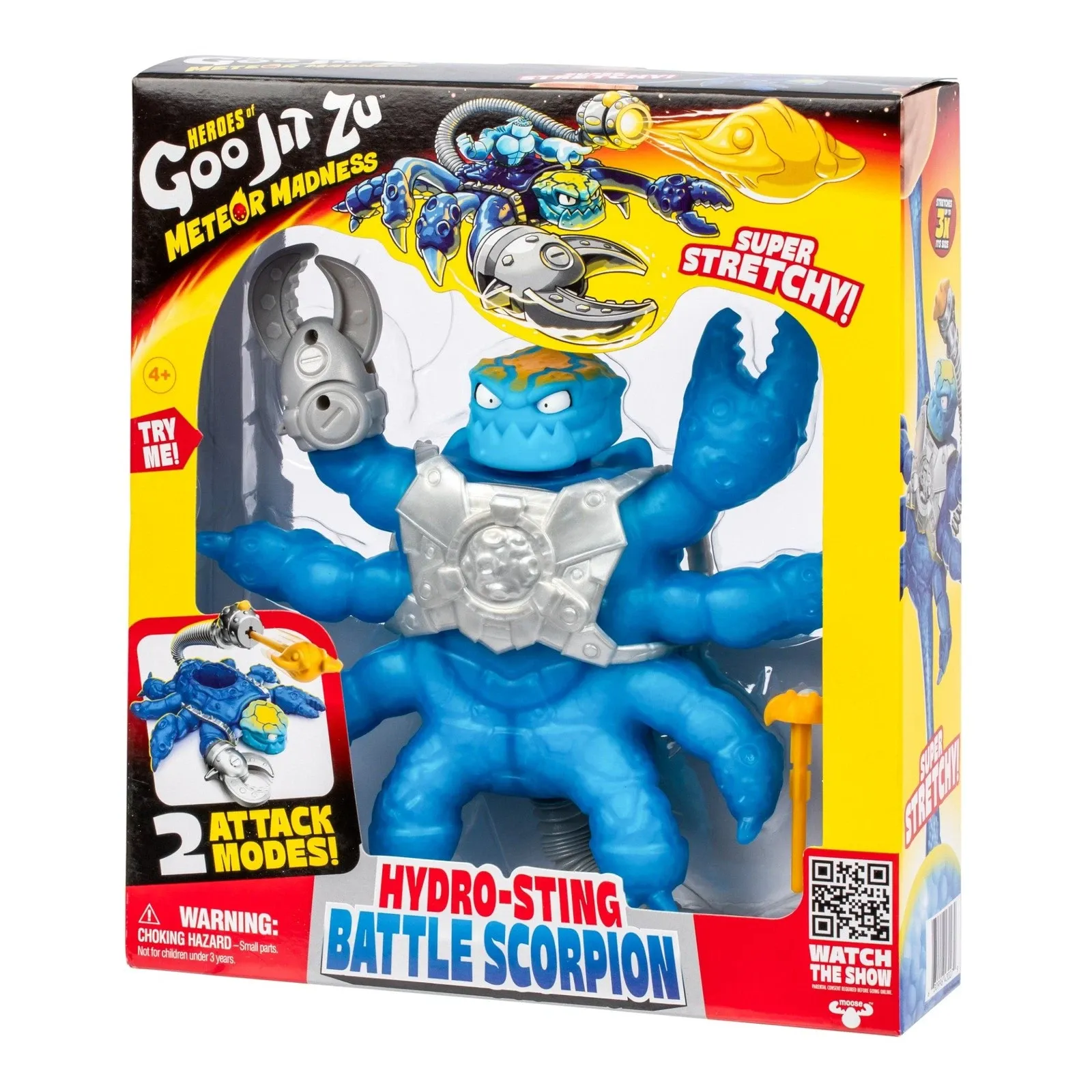 Heroes of Goo Jit Zu Meteor Madness Battle Scorpion Hydro Sting nyújtható figura 22 cm termékfotó