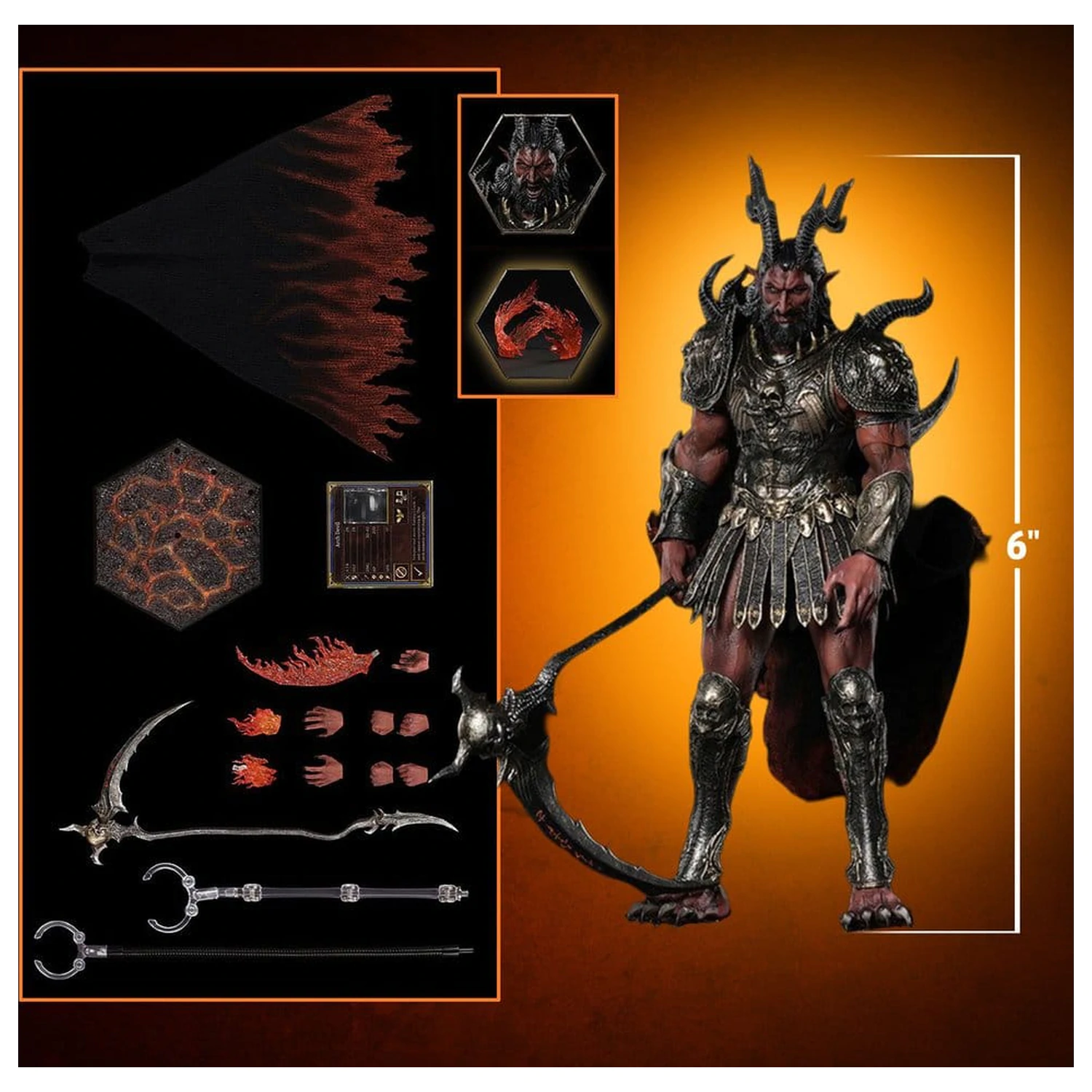 Heroes of Might and Magic III akciófigura 1/12 Arch Devil (Deluxe Version) 15 cm termékfotó