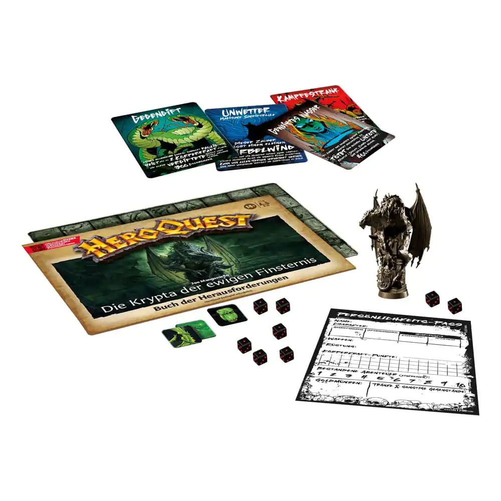 HeroQuest Die Krypta der ewigen Finsternis Quest Pack német nyelvű társasjáték kiegészítő termékfotó
