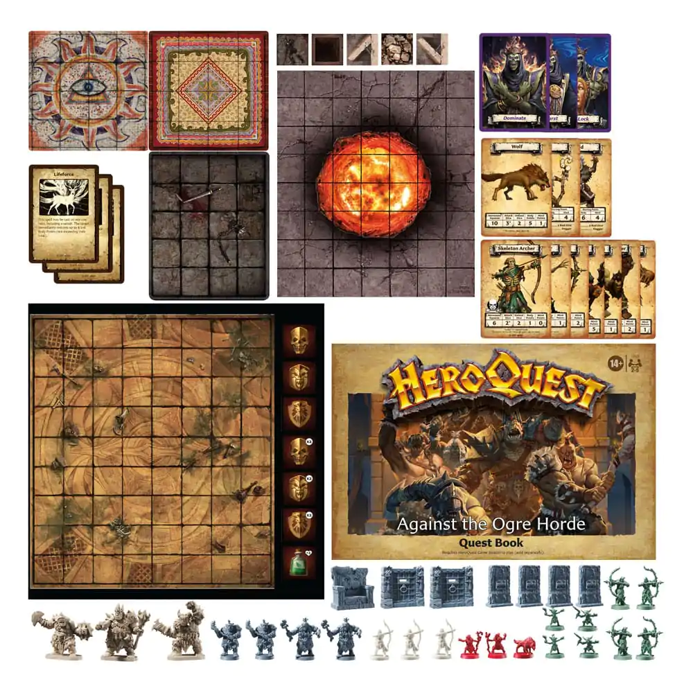 HeroQuest Expansion Against the Orge Horde Quest Pack Angol nyelvű társasjáték kiegészítő termékfotó