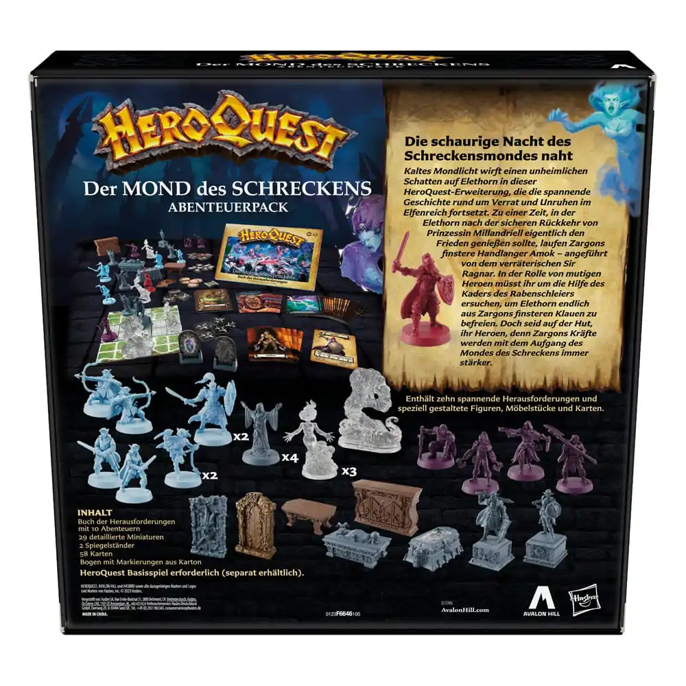 HeroQuest Expansion Der Mond des Schreckens Quest Pack Német nyelvű társasjáték termékfotó