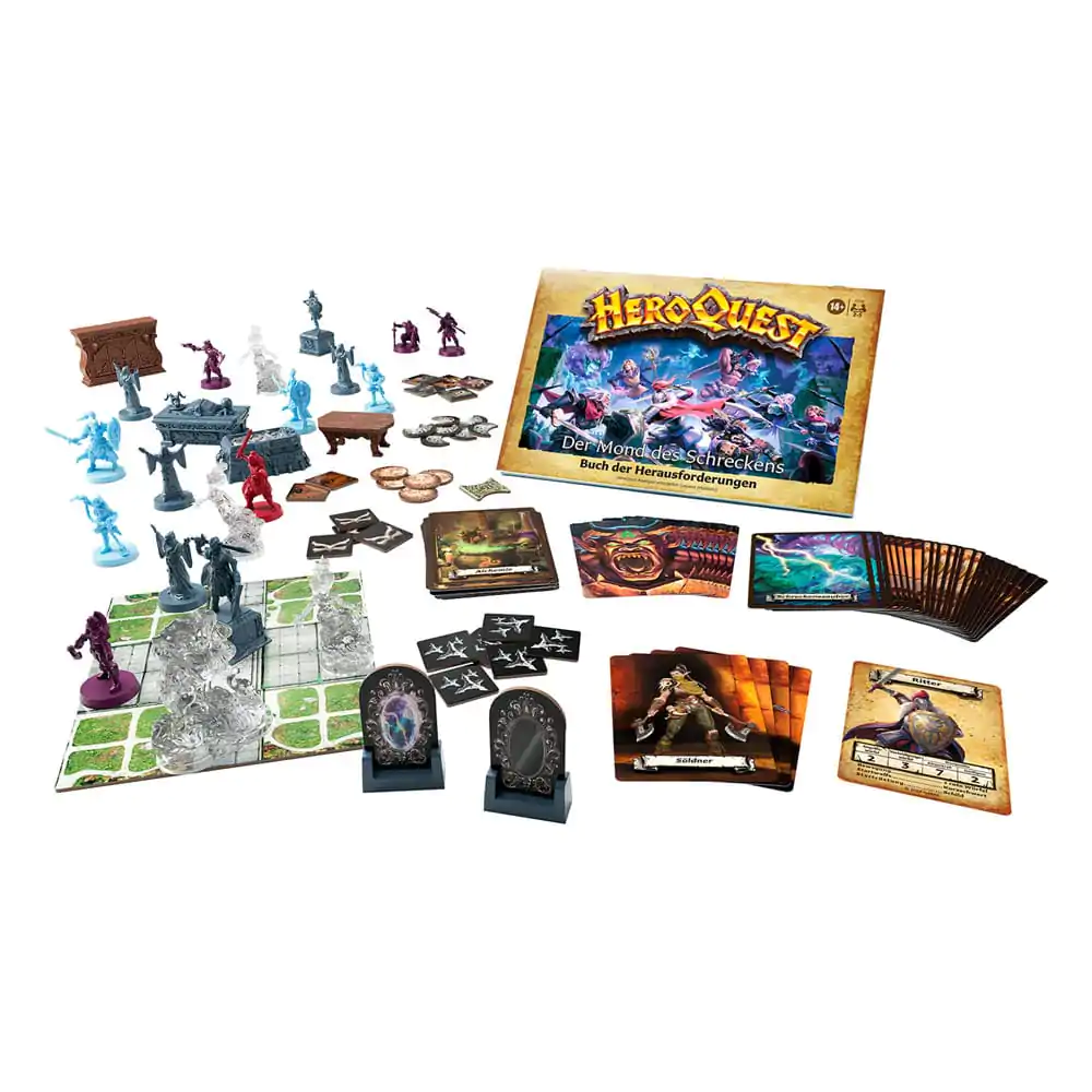 HeroQuest Expansion Der Mond des Schreckens Quest Pack Német nyelvű társasjáték termékfotó