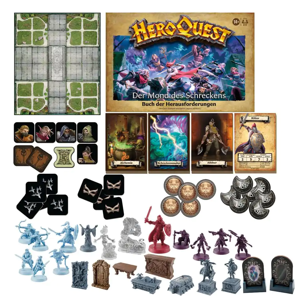 HeroQuest Expansion Der Mond des Schreckens Quest Pack Német nyelvű társasjáték termékfotó