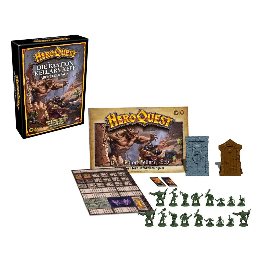 HeroQuest Expansion HeroQuest Die Bastion Kellars Keep Quest Pack Német nyelvű társasjáték kiegészítő termékfotó