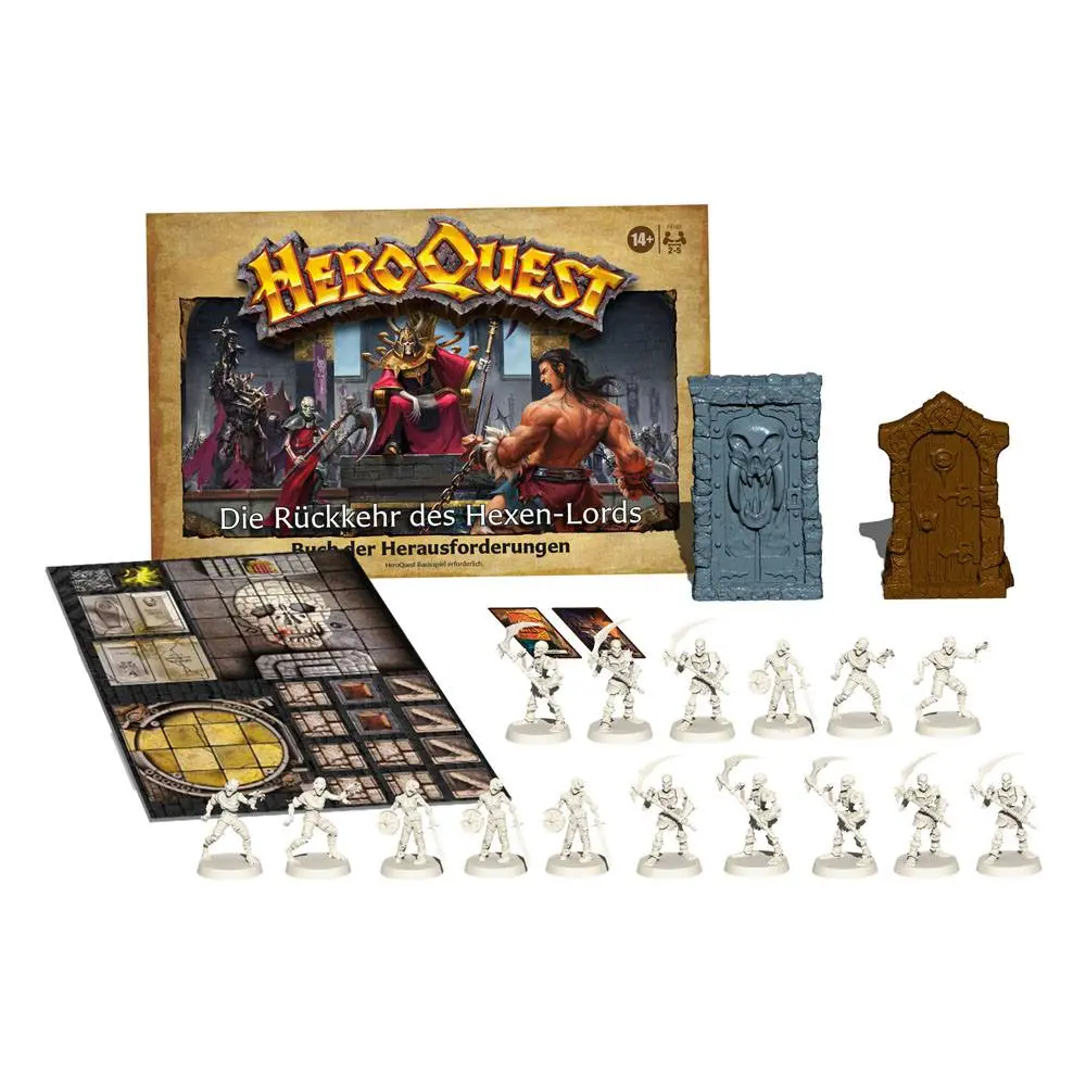 HeroQuest Expansion HeroQuest Die Rückkehr des Hexen-Lords Quest Pack Német nyelvű társasjáték kiegészítő termékfotó
