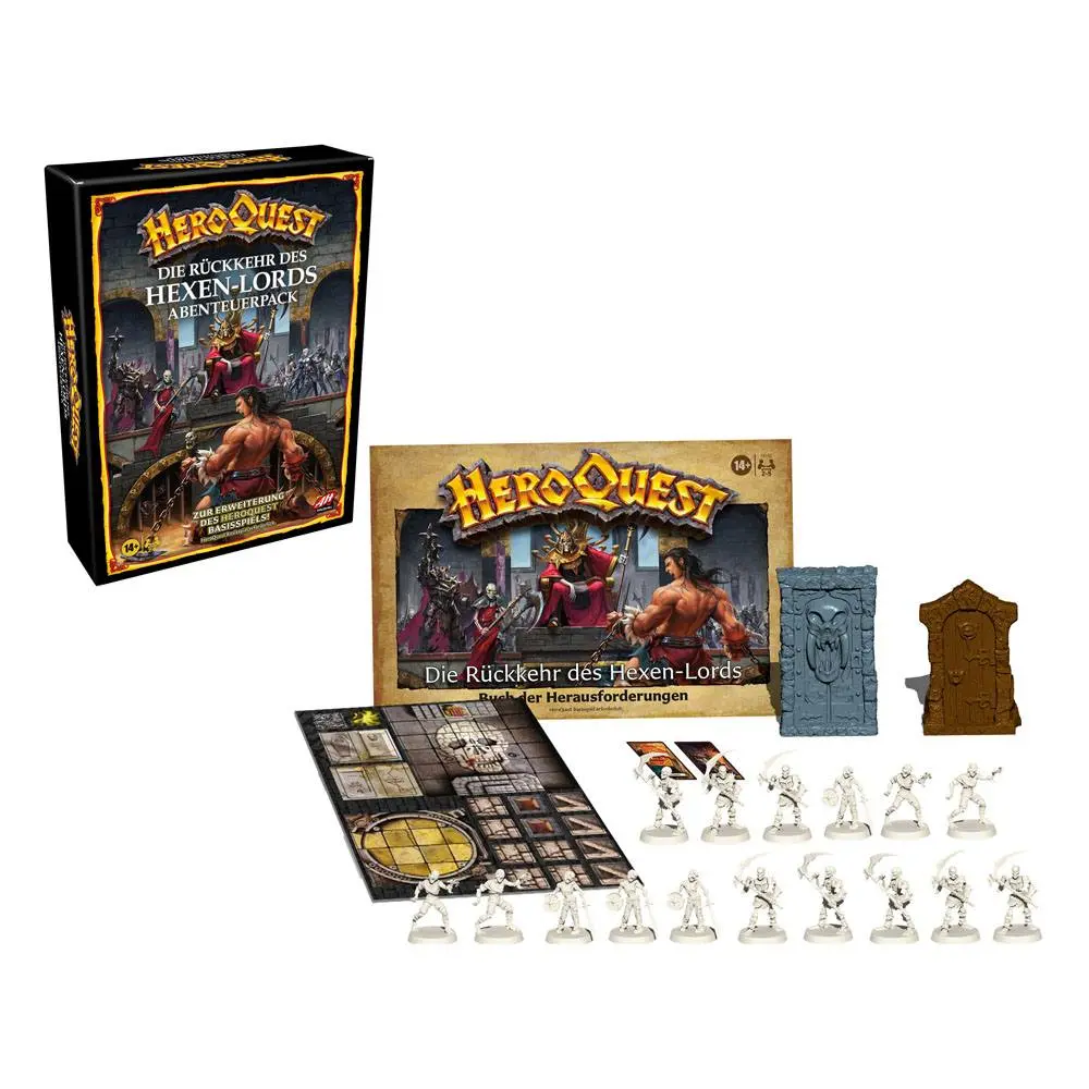 HeroQuest Expansion HeroQuest Die Rückkehr des Hexen-Lords Quest Pack Német nyelvű társasjáték kiegészítő termékfotó