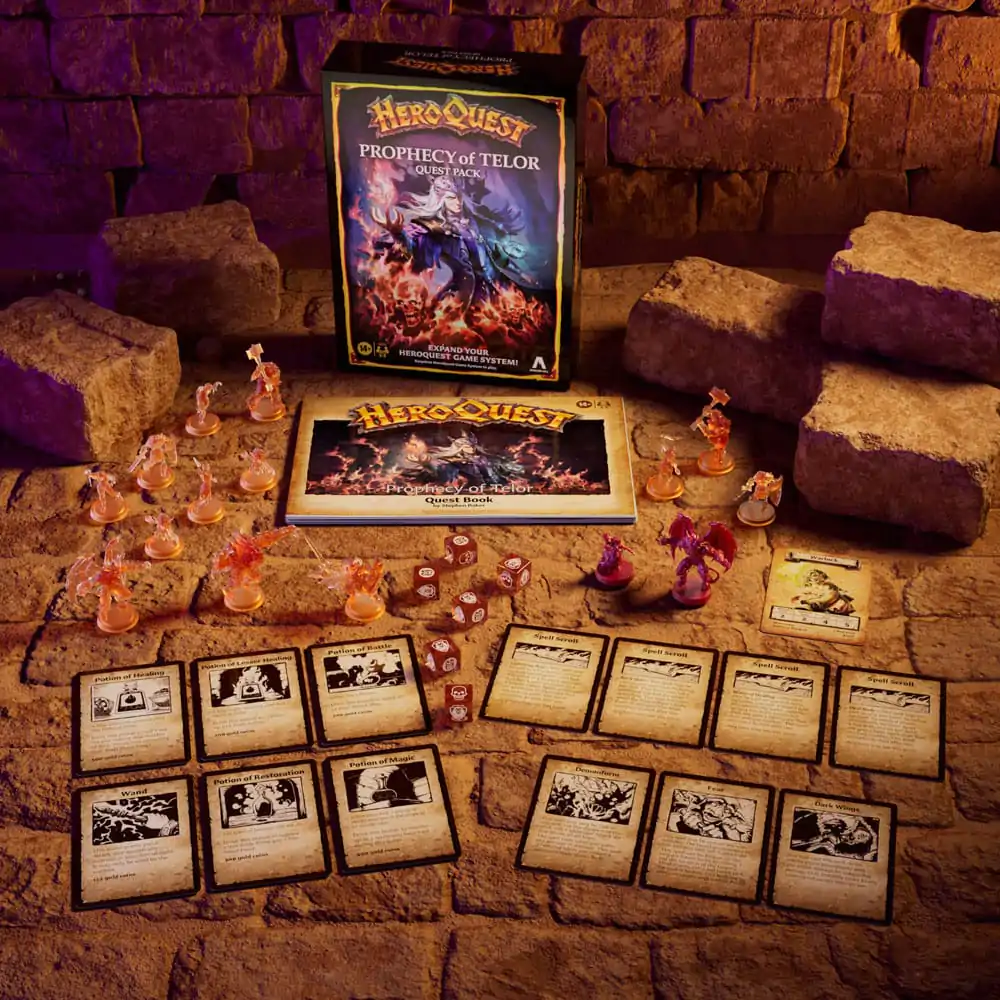 HeroQuest Expansion Prophecy of Telor Quest Pack Angol nyelvű társasjáték termékfotó