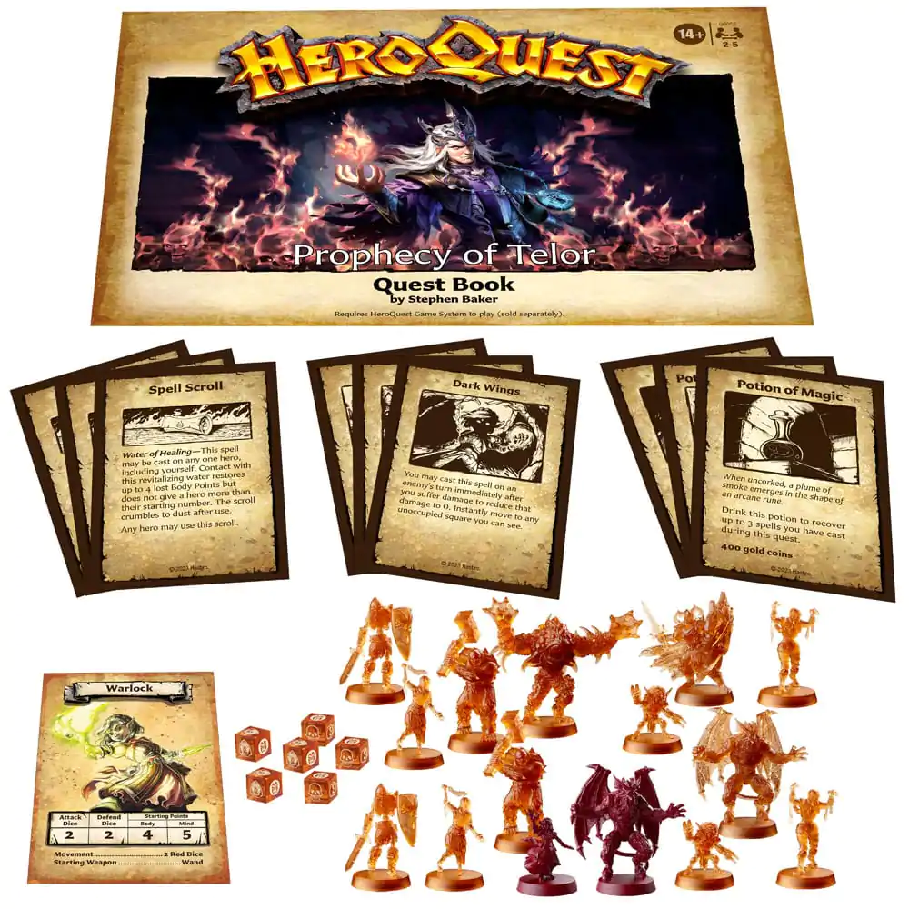 HeroQuest Expansion Prophecy of Telor Quest Pack Angol nyelvű társasjáték termékfotó