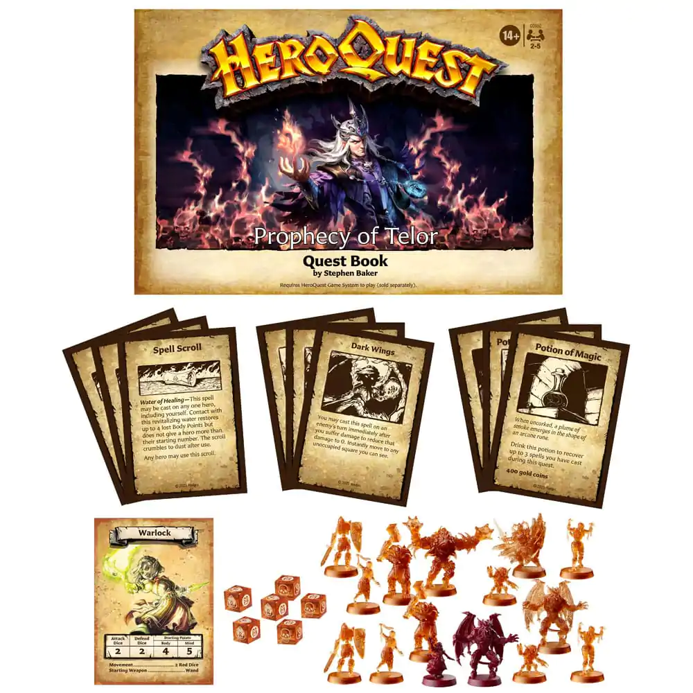 HeroQuest Expansion Prophecy of Telor Quest Pack Angol nyelvű társasjáték termékfotó