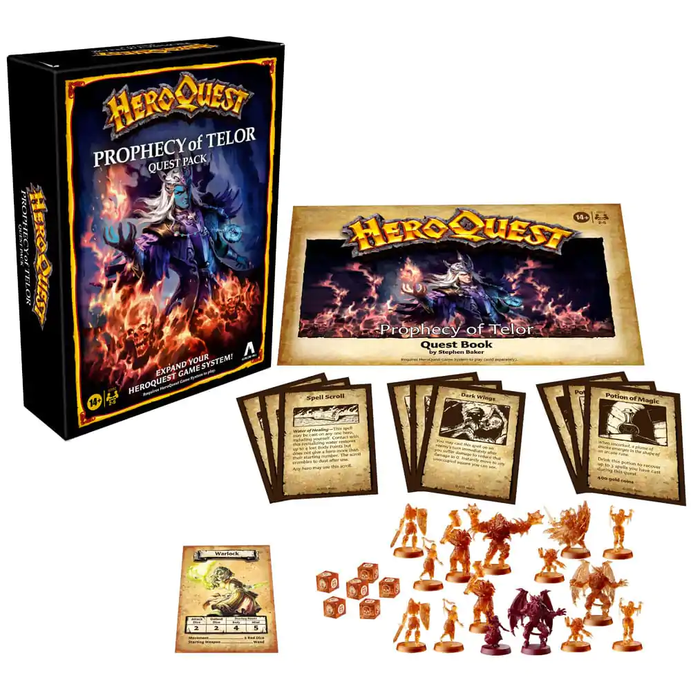 HeroQuest Expansion Prophecy of Telor Quest Pack Angol nyelvű társasjáték termékfotó