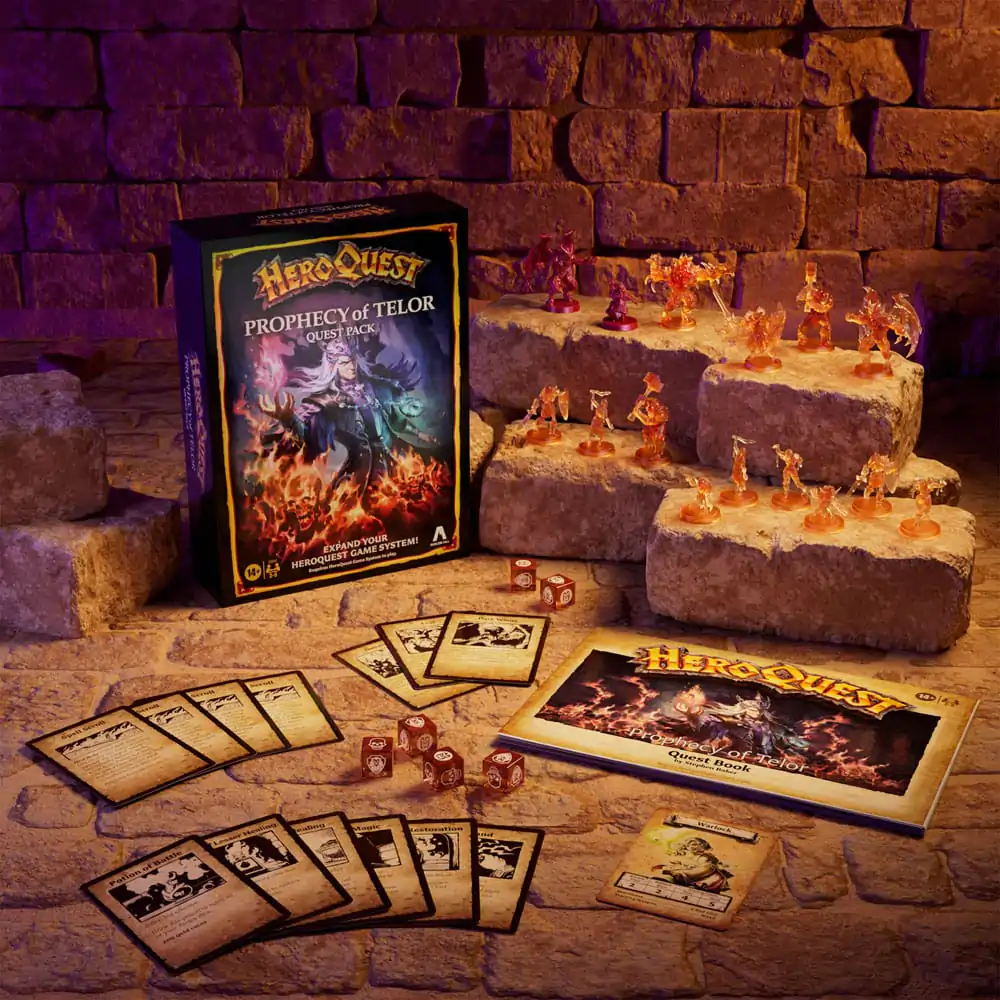 HeroQuest Expansion Prophecy of Telor Quest Pack Angol nyelvű társasjáték termékfotó