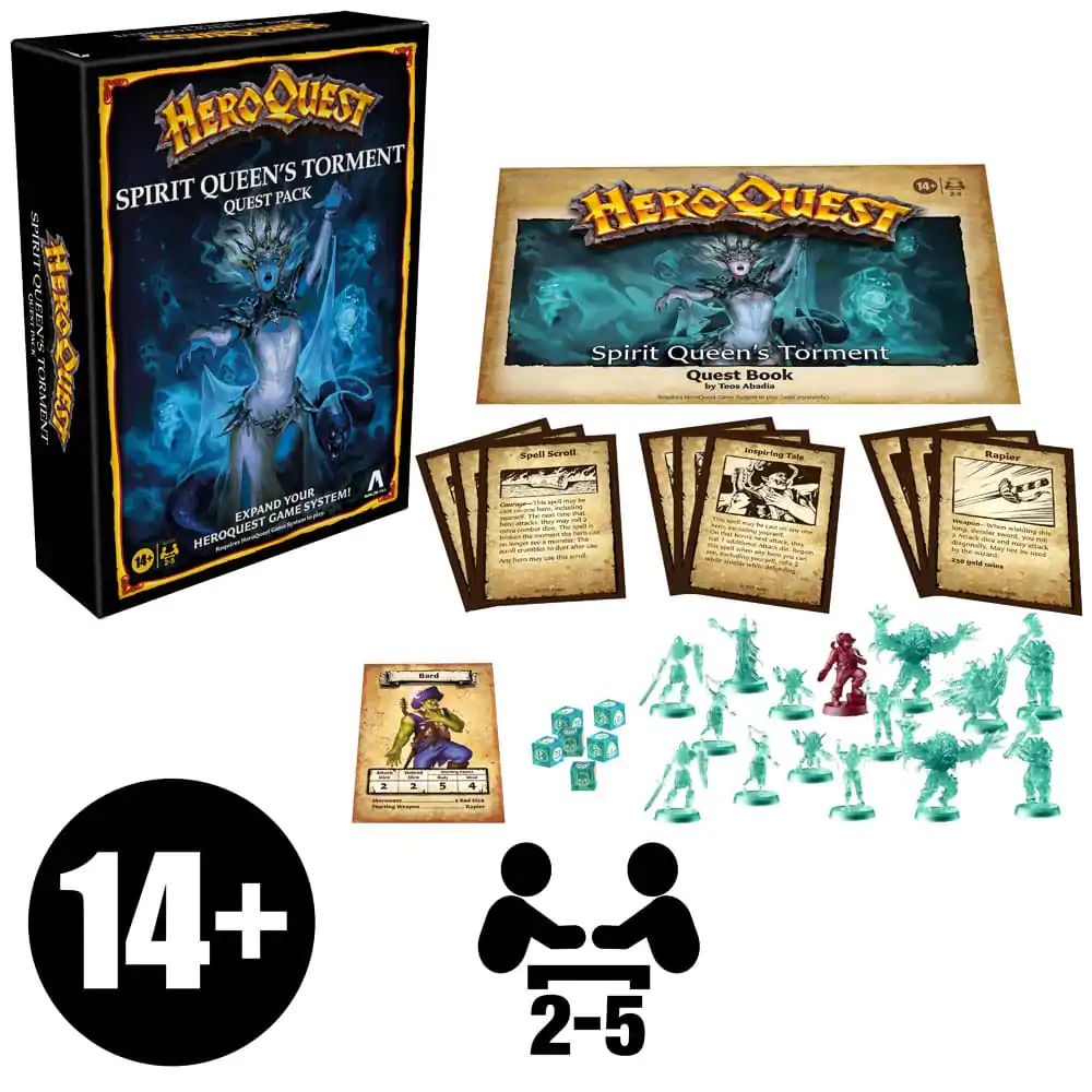 HeroQuest Expansion Spirit Queen's Torment Quest Pack Angol nyelvű társasjáték termékfotó