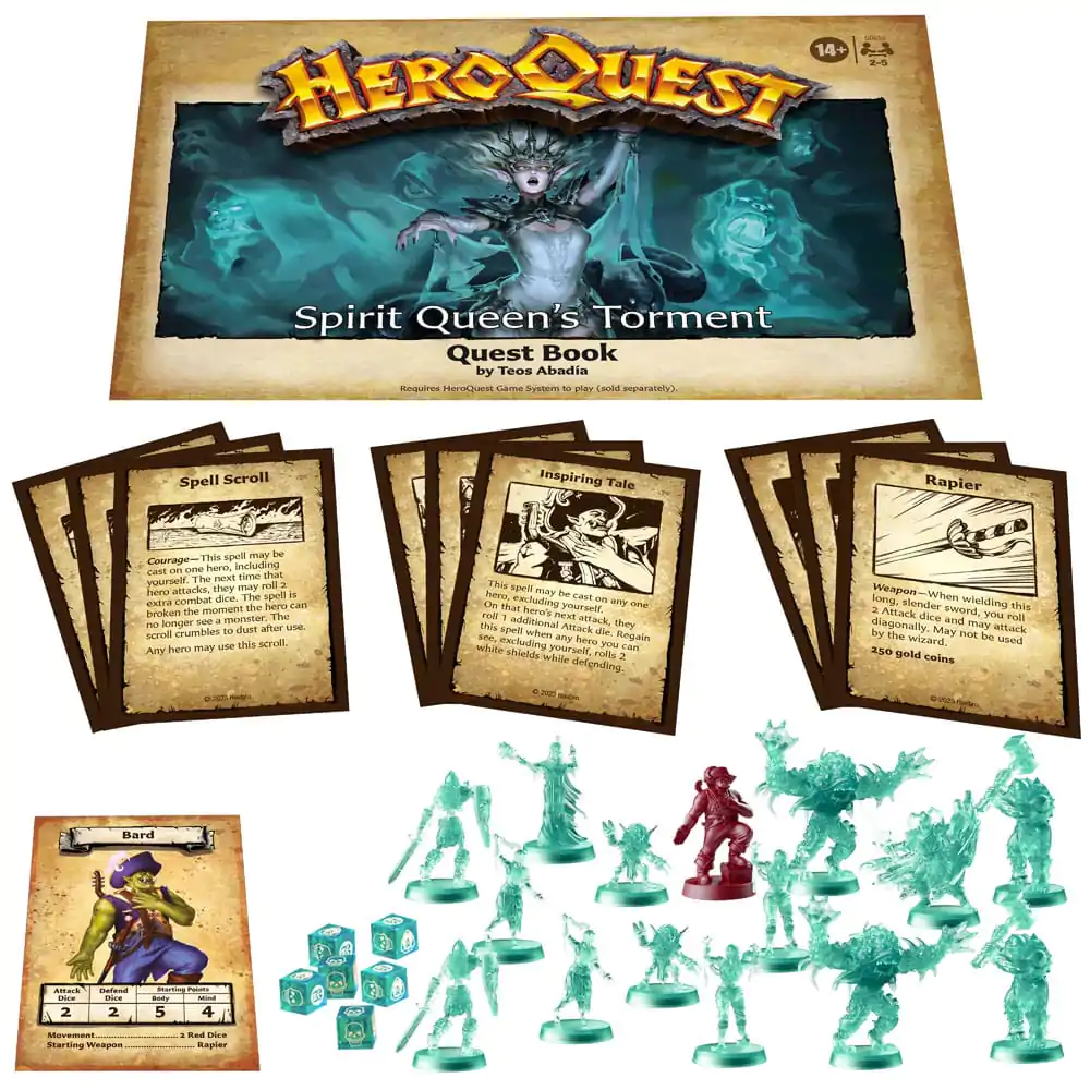 HeroQuest Expansion Spirit Queen's Torment Quest Pack Angol nyelvű társasjáték termékfotó