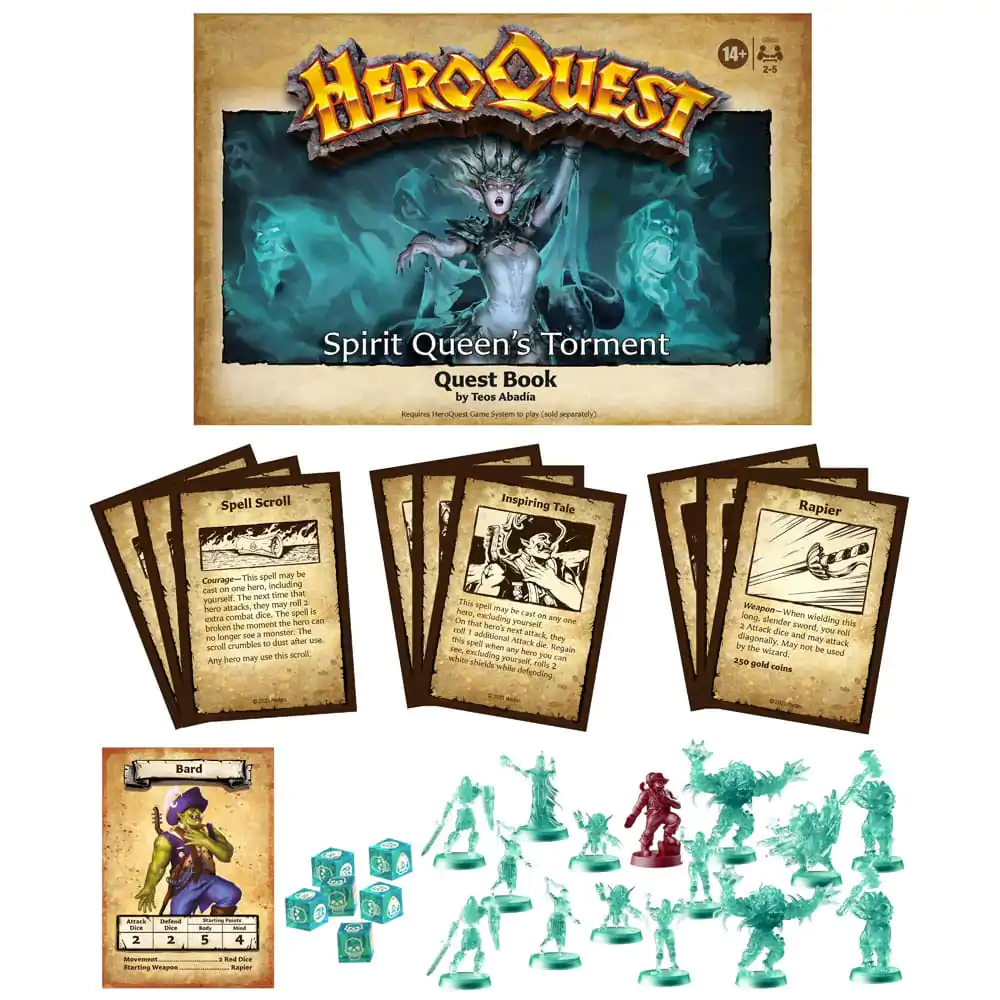 HeroQuest Expansion Spirit Queen's Torment Quest Pack Angol nyelvű társasjáték termékfotó