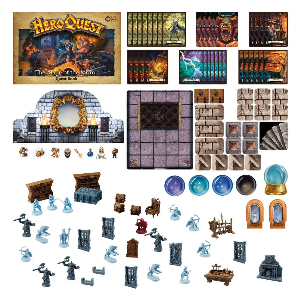 HeroQuest Expansion The Mage of the Mirror Quest Pack Angol nyelvű társasjáték kiegészítő termékfotó