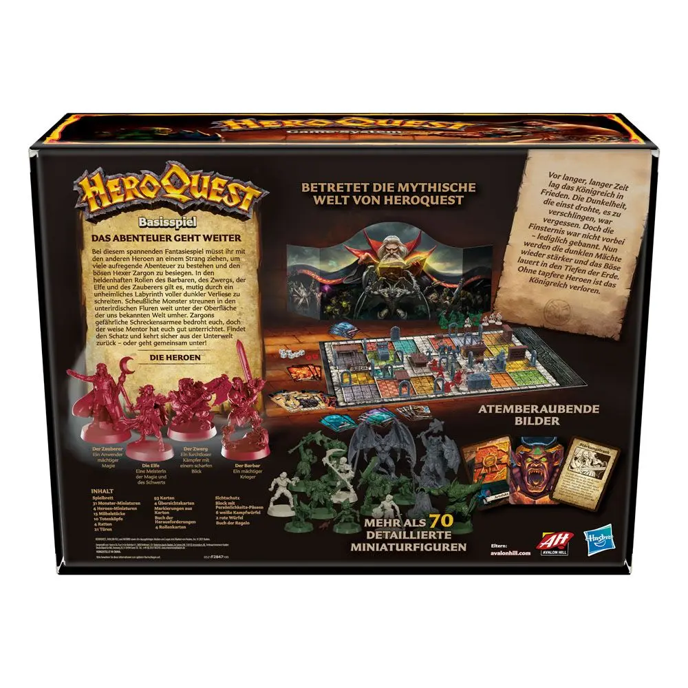 HeroQuest Game System HeroQuest Német nyelvű társasjáték termékfotó