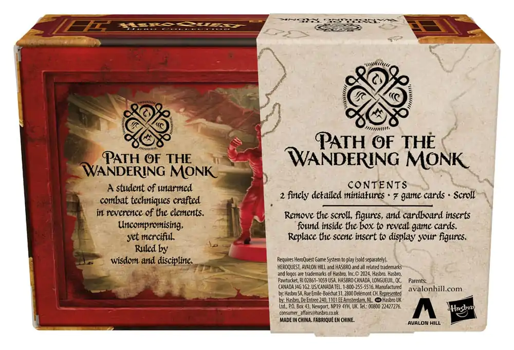 HeroQuest Hero Collection Miniatures Path of the Wandering Monk Angol nyelvű termékfotó