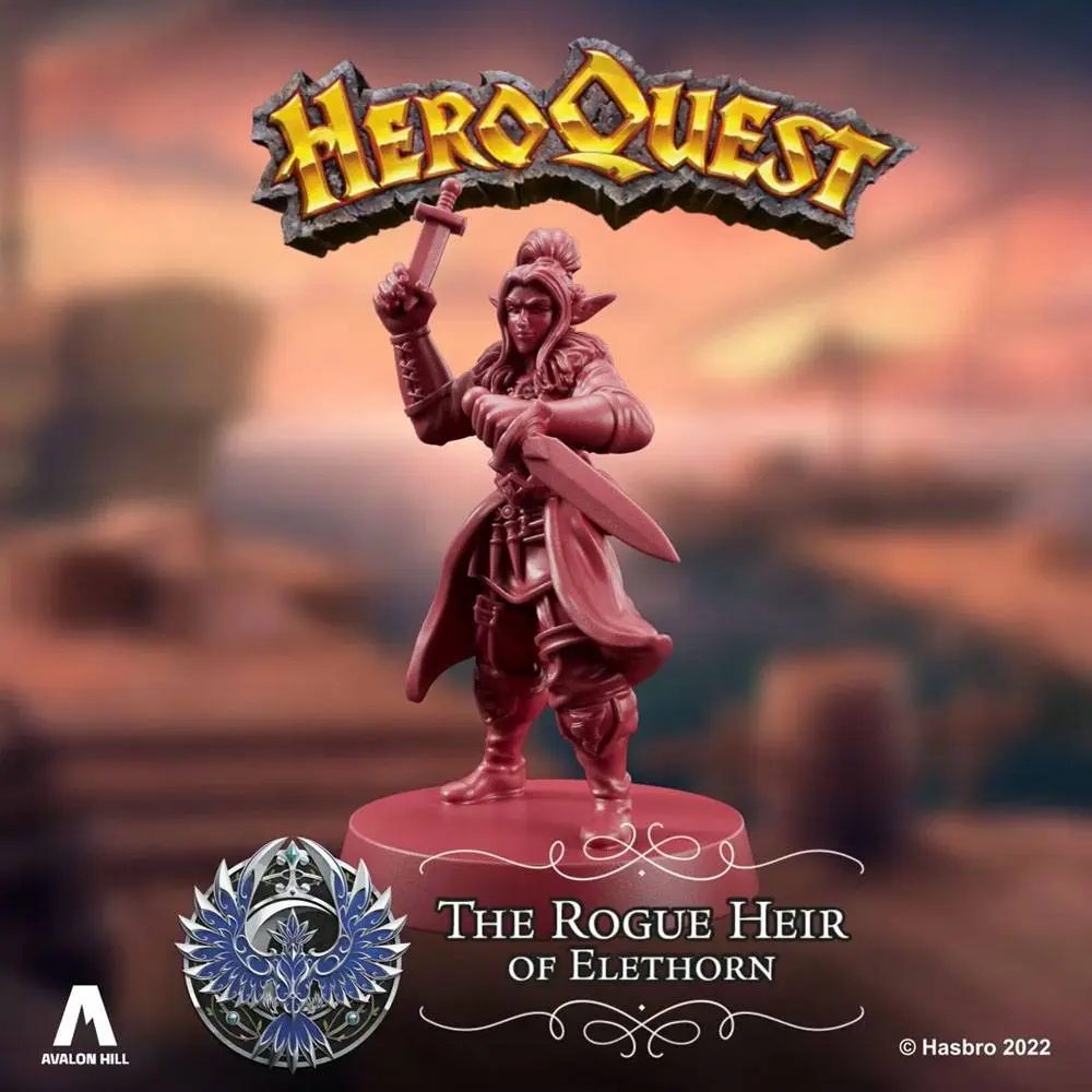 HeroQuest Hero Collection Miniatures The Rogue Heir of Elethorn termékfotó