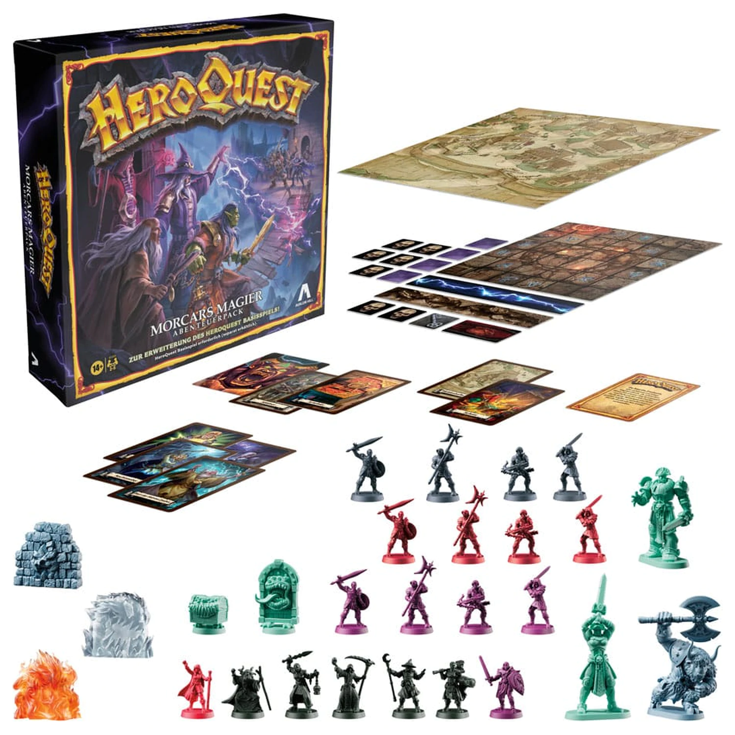 HeroQuest Morcars Magier Quest Pack német nyelvű társasjáték kiegészítő  termékfotó
