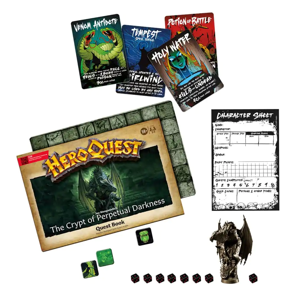 HeroQuest The Crypt of Perpetual Darkness Quest Pack Angol nyelvű társasjáték kiegészítő termékfotó