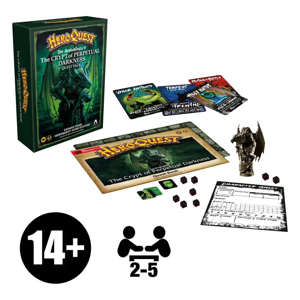 HeroQuest The Crypt of Perpetual Darkness Quest Pack Angol nyelvű társasjáték kiegészítő termékfotó