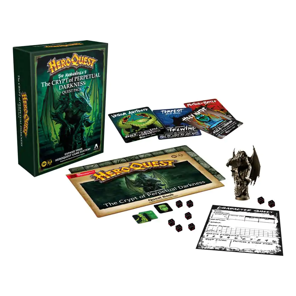 HeroQuest The Crypt of Perpetual Darkness Quest Pack Angol nyelvű társasjáték kiegészítő termékfotó