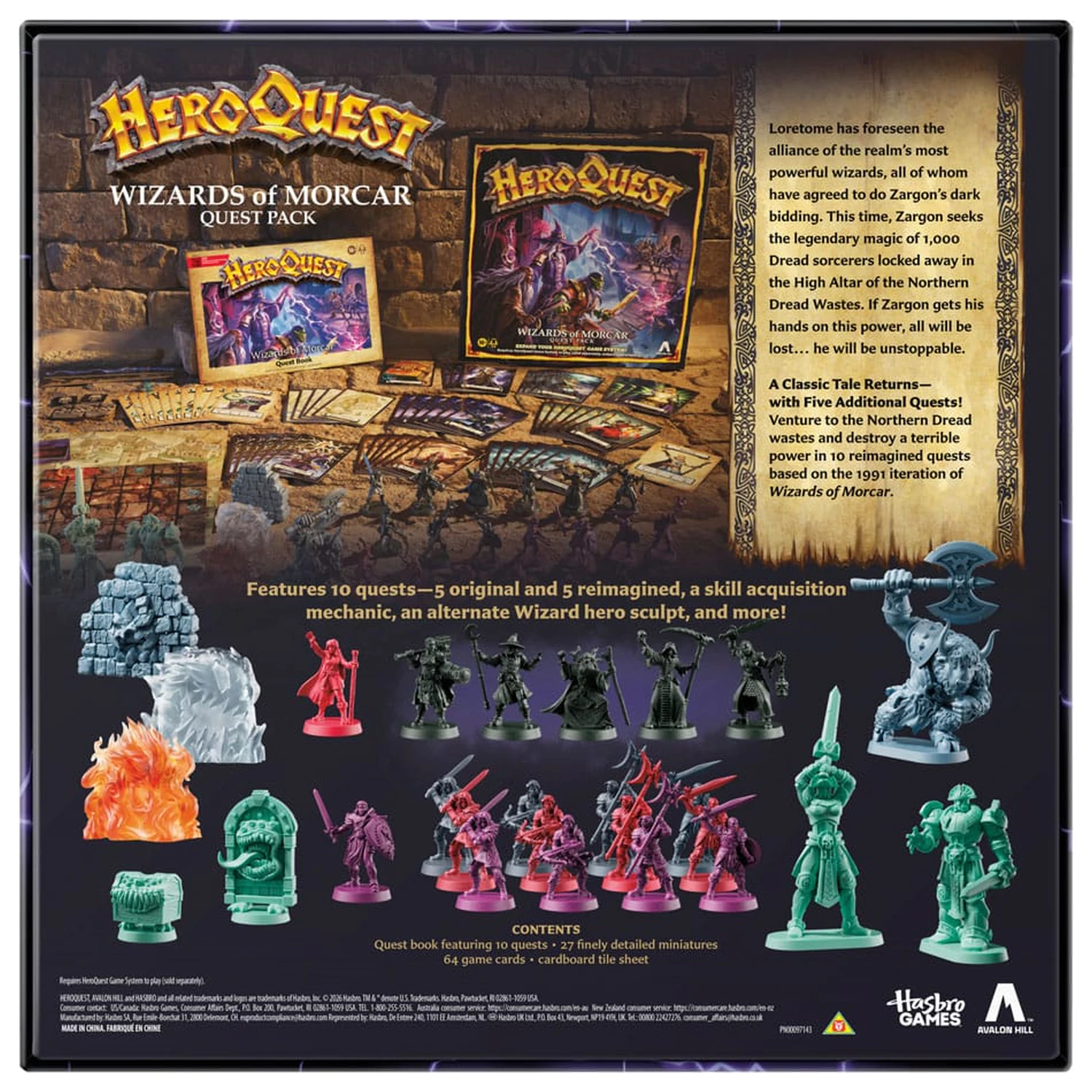 HeroQuest Wizards of Morcar Quest Pack Angol nyelvű társasjáték kiegészítő termékfotó