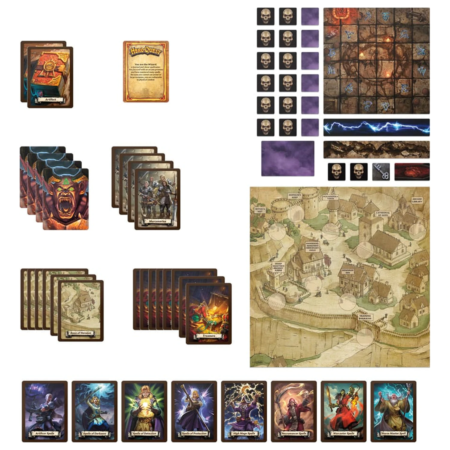 HeroQuest Wizards of Morcar Quest Pack Angol nyelvű társasjáték kiegészítő termékfotó