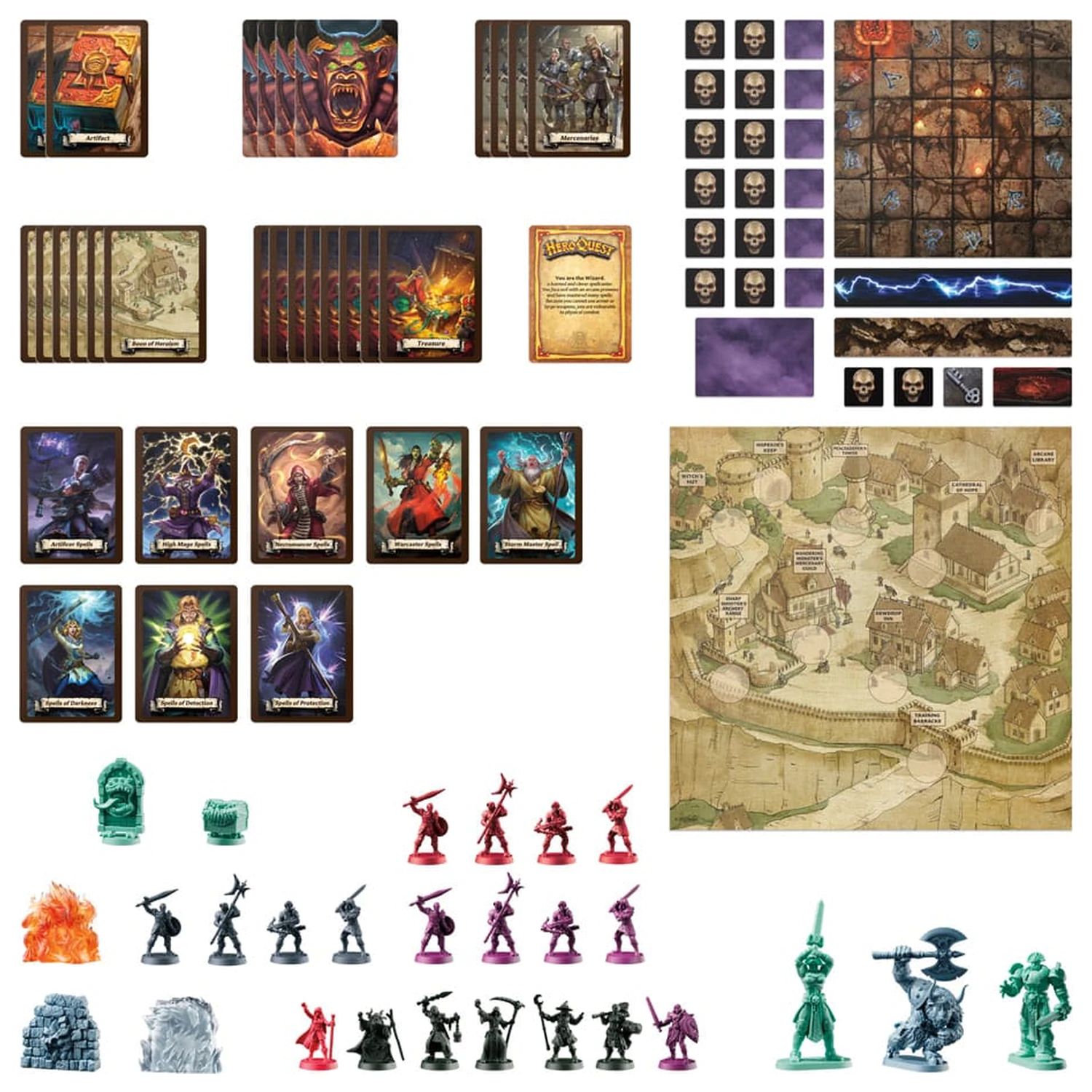 HeroQuest Wizards of Morcar Quest Pack Angol nyelvű társasjáték kiegészítő termékfotó