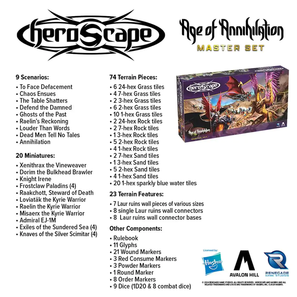 Heroscape Age of Annihilation Master Set Angol nyelvű társasjáték termékfotó