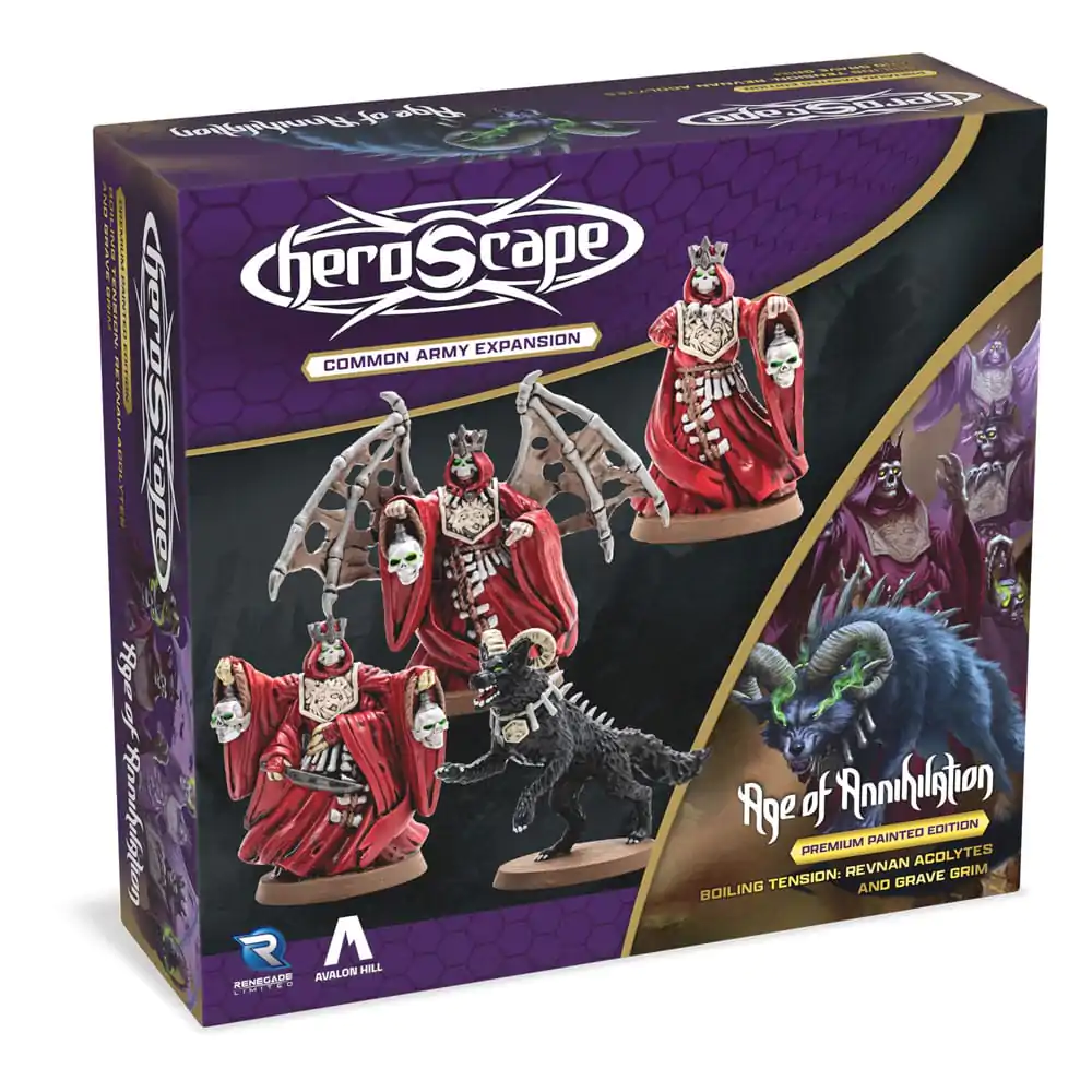 Heroscape Army Expansion Boiling Tension: Revnan Acolytes &amp; Grave Grim Angol nyelvű termékfotó