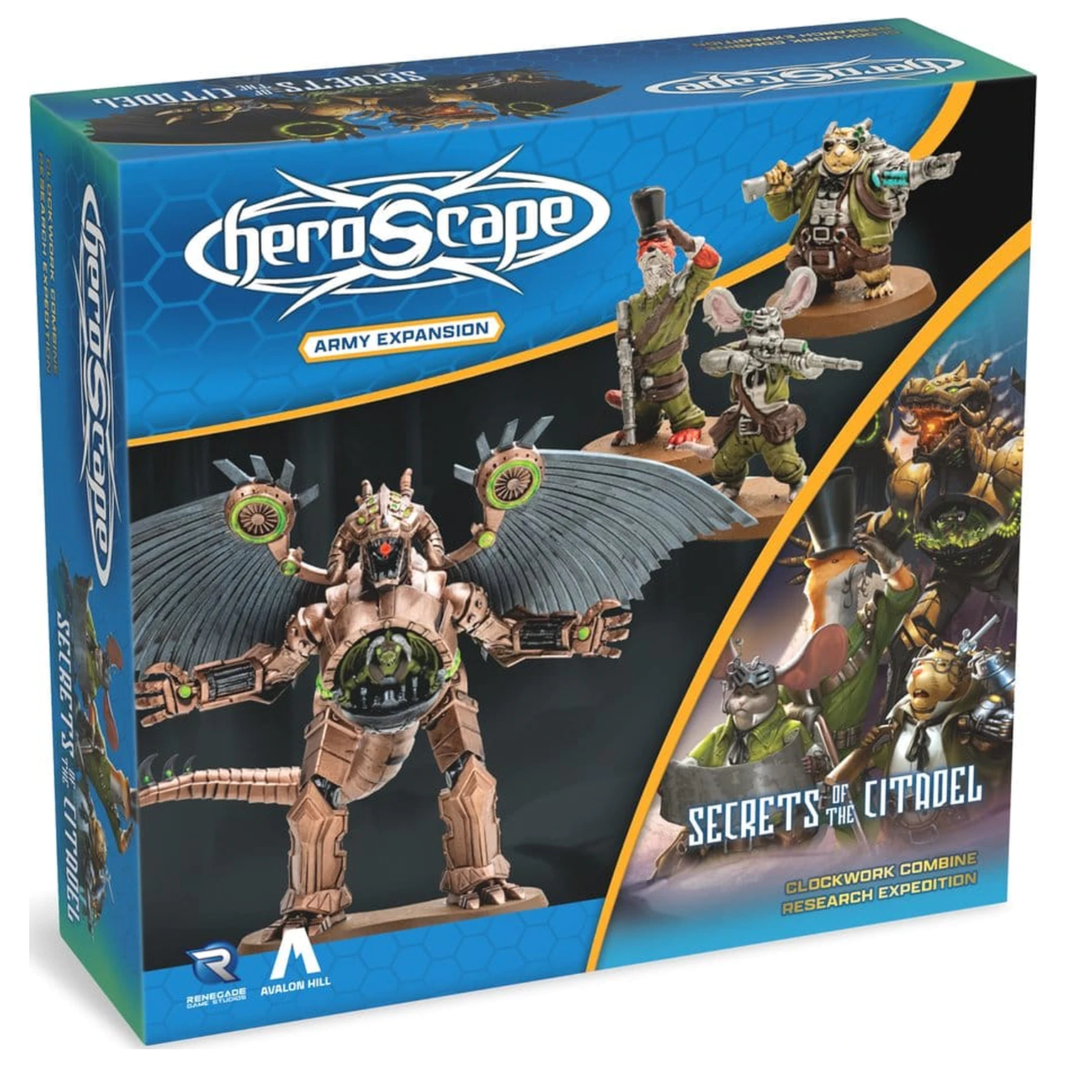 Heroscape Army Expansion Clockwork Combine Research Expedition Angol nyelvű termékfotó