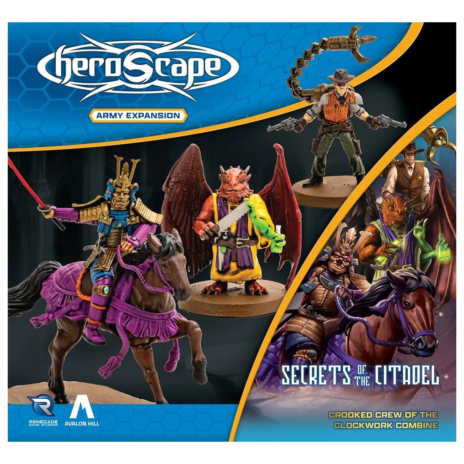 Heroscape Army Expansion Crooked Crew of the Clockwork Combine Angol nyelvű termékfotó