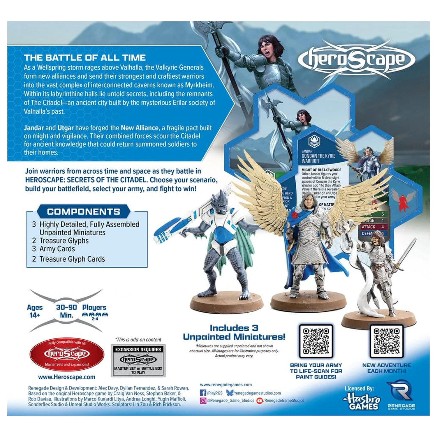Heroscape Army Expansion Paragons of the New Alliance Angol nyelvű termékfotó