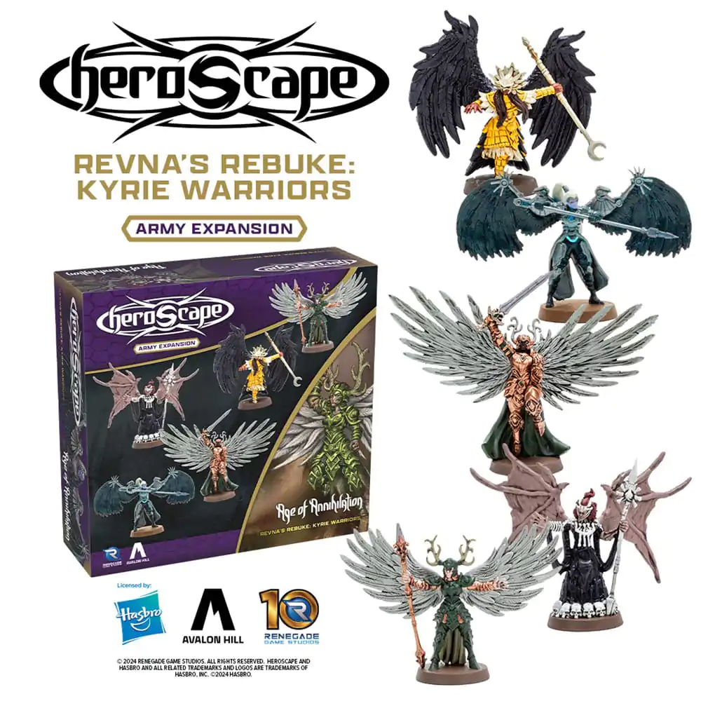 Heroscape Expansion Revna&#039;s Rebuke: Kyrie Warriors Army Angol nyelvű termékfotó